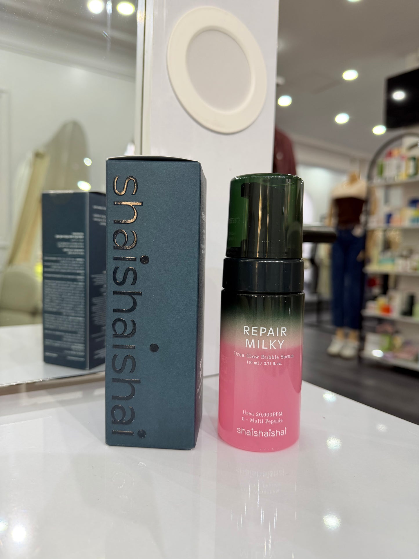 Shaishaishai Repair Milky Urea Glow Bubble Serum