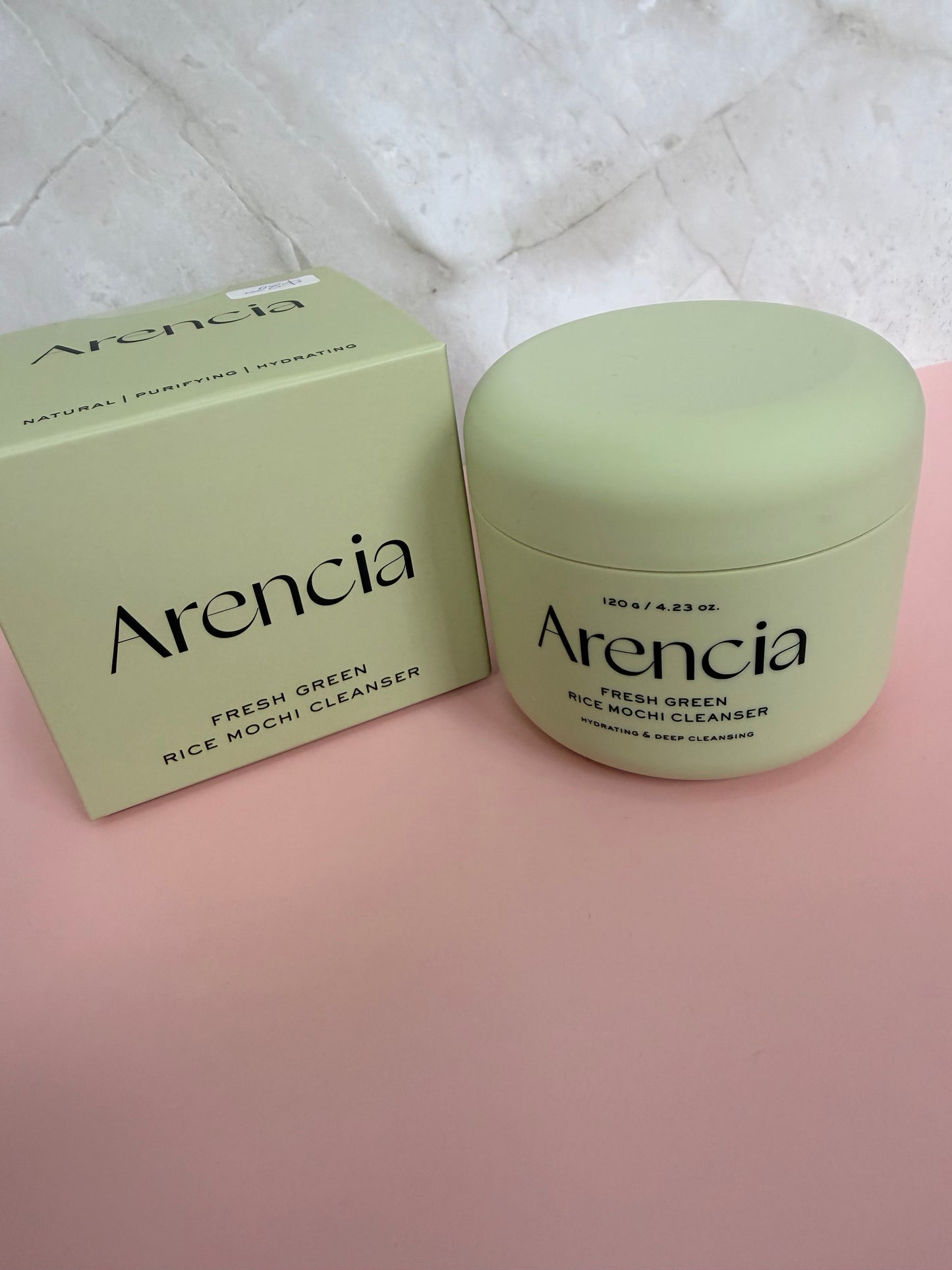 ARENCIA Limpiador facial Mochi de arroz coreano