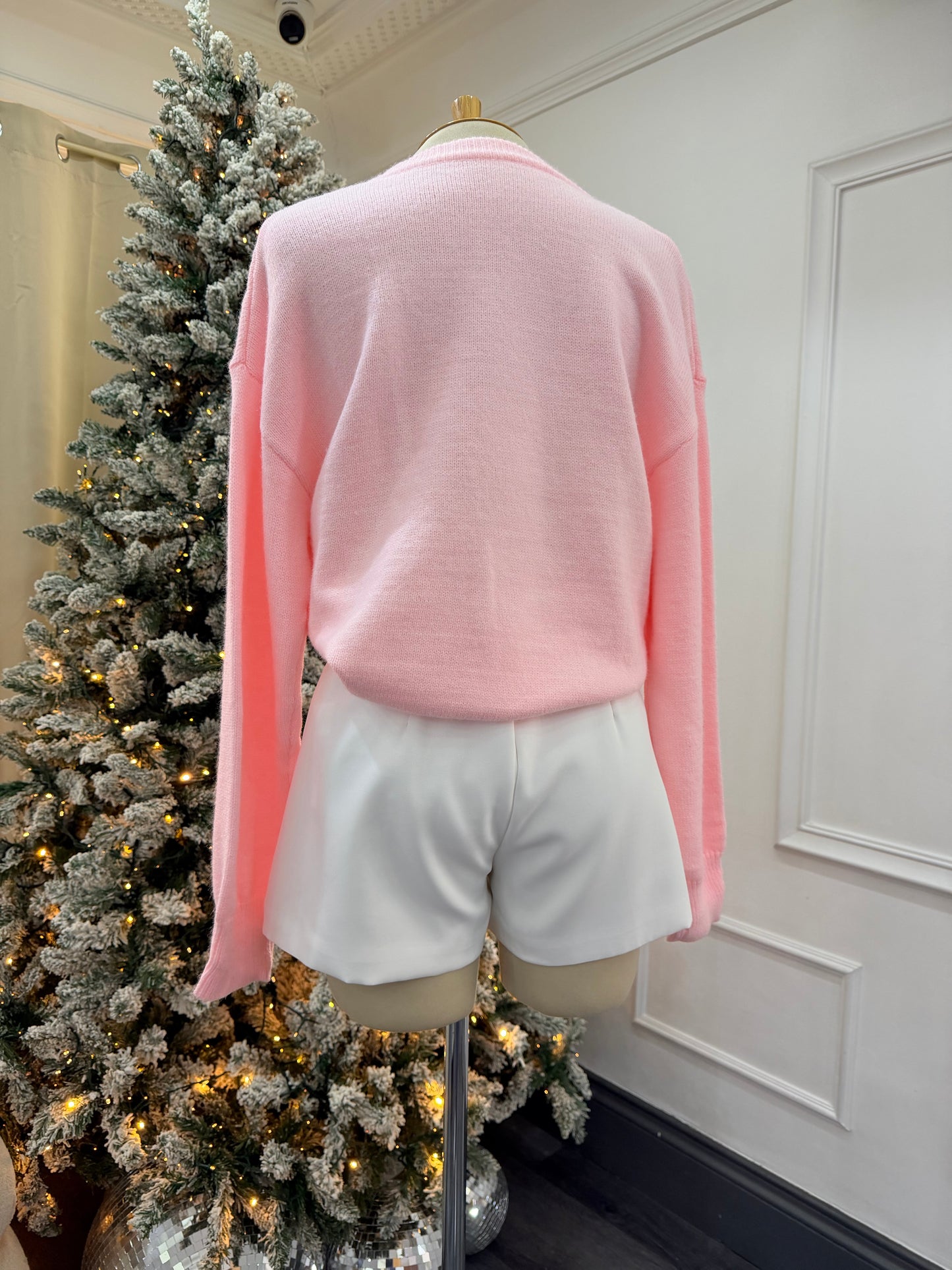 Short casual bolsillo falso