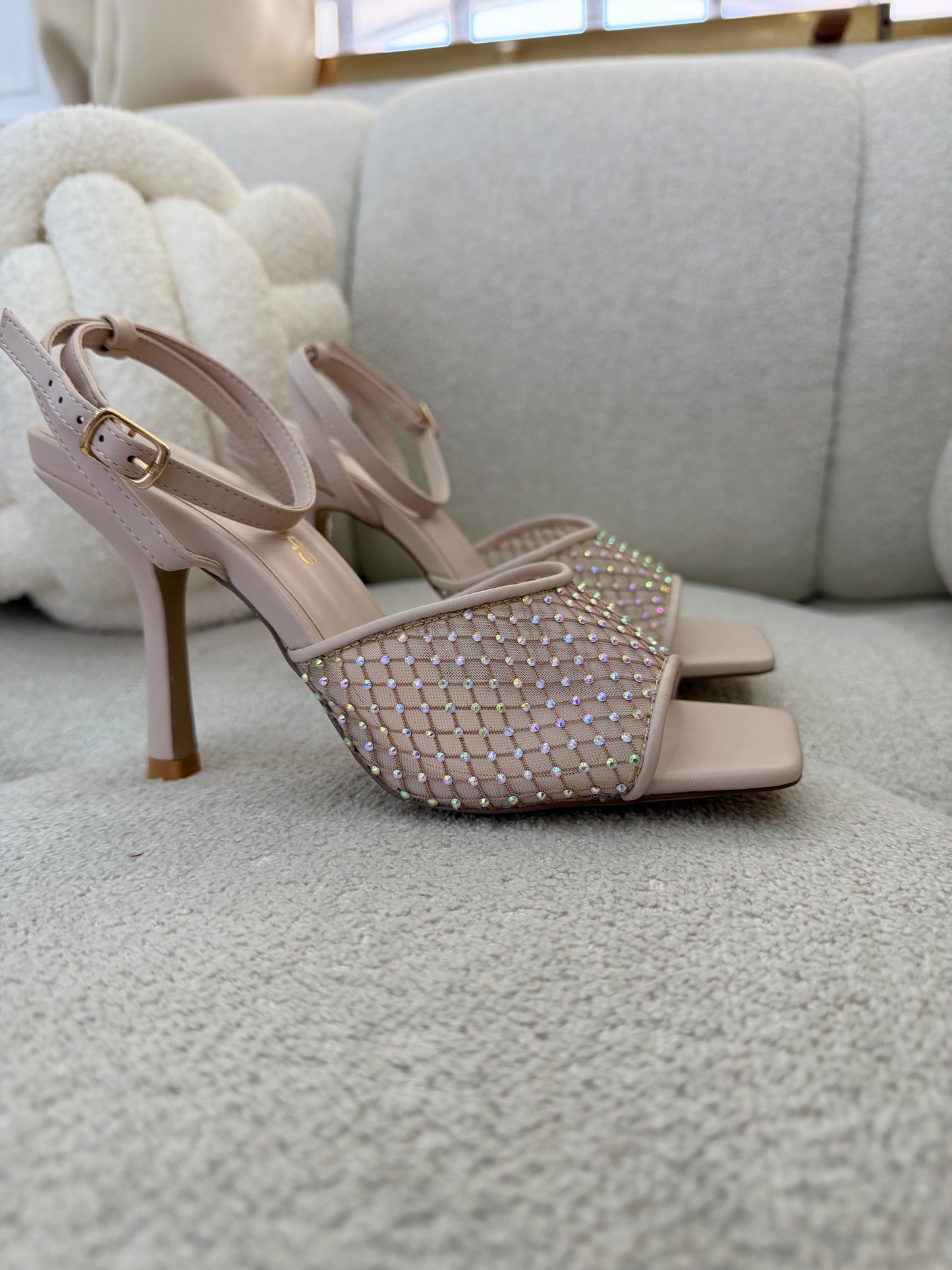 Sandalias brillantes