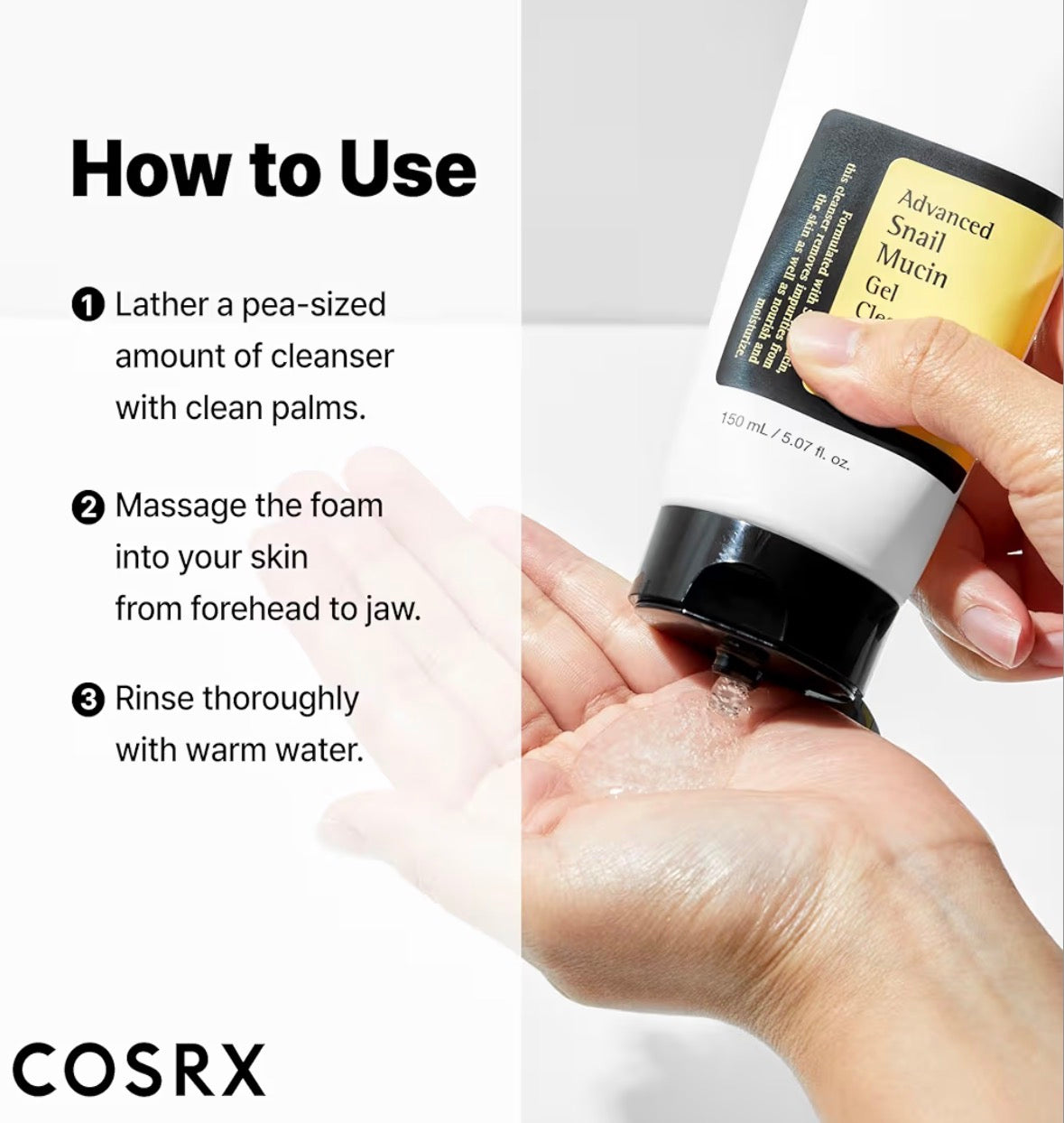 COSRX Advanced Snail Mucin Gel Cleanser