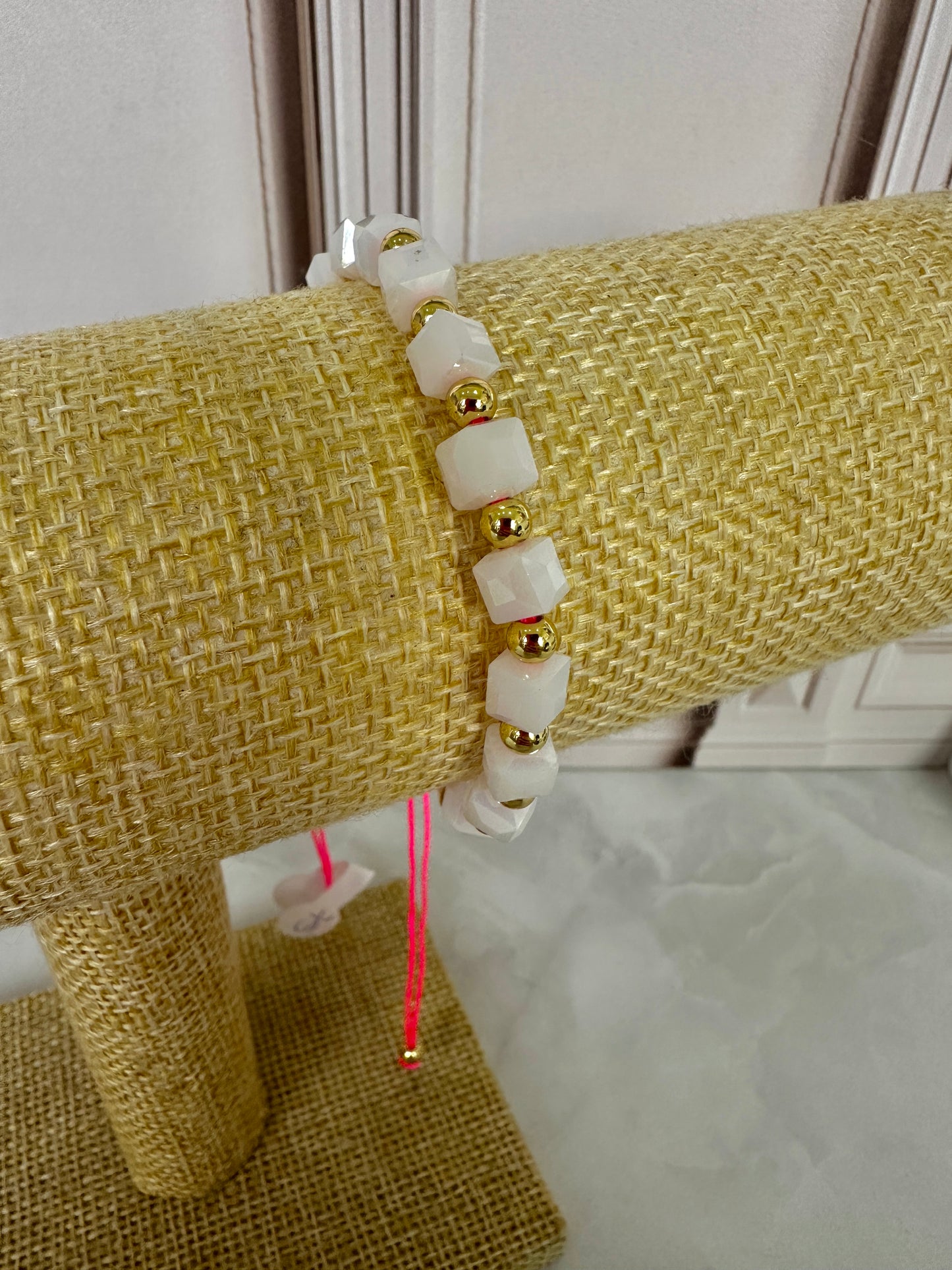 Pulseras piedras ajustables