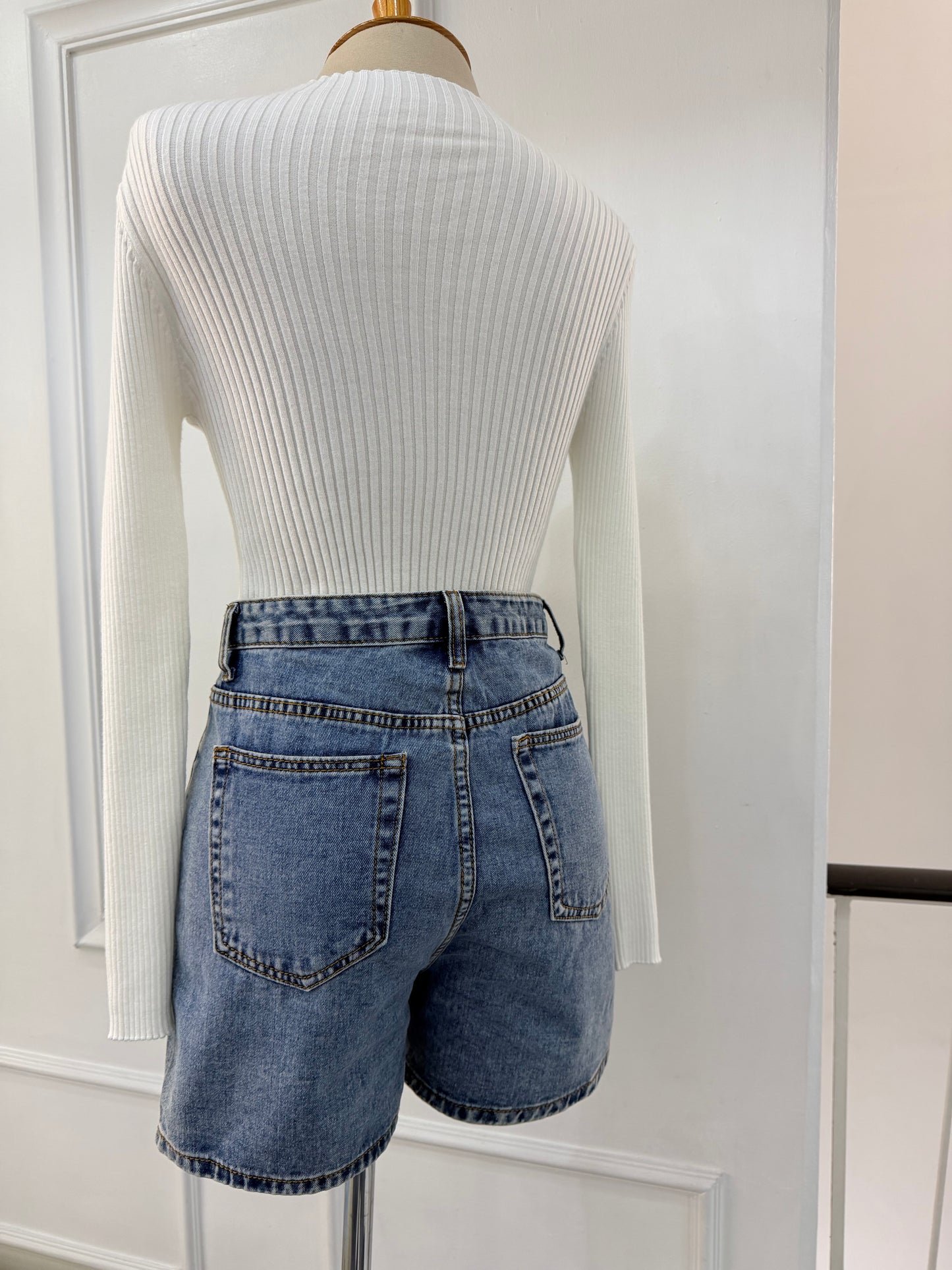 Short Denim prelavado