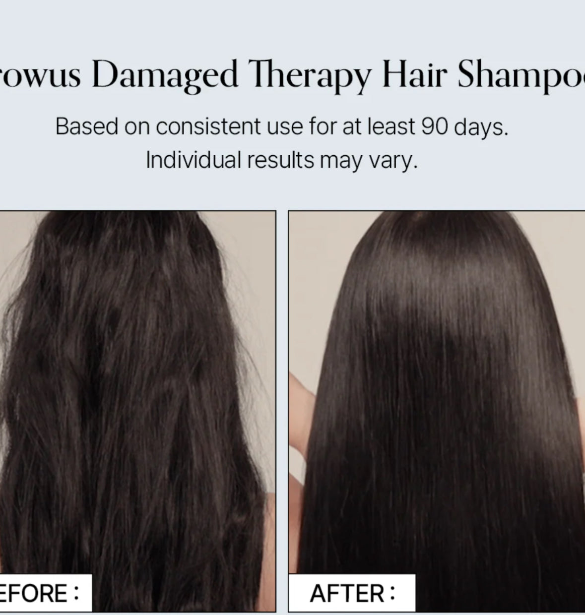 Growus Damage Therapy Shampoo (500ml / 16.91 fl.oz.)