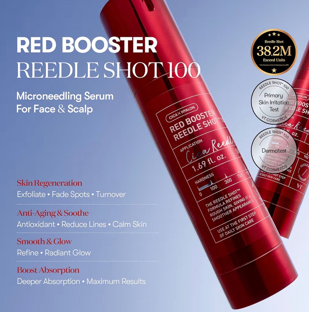 Vt Cosmetics red Booster Reedle Shot 100
