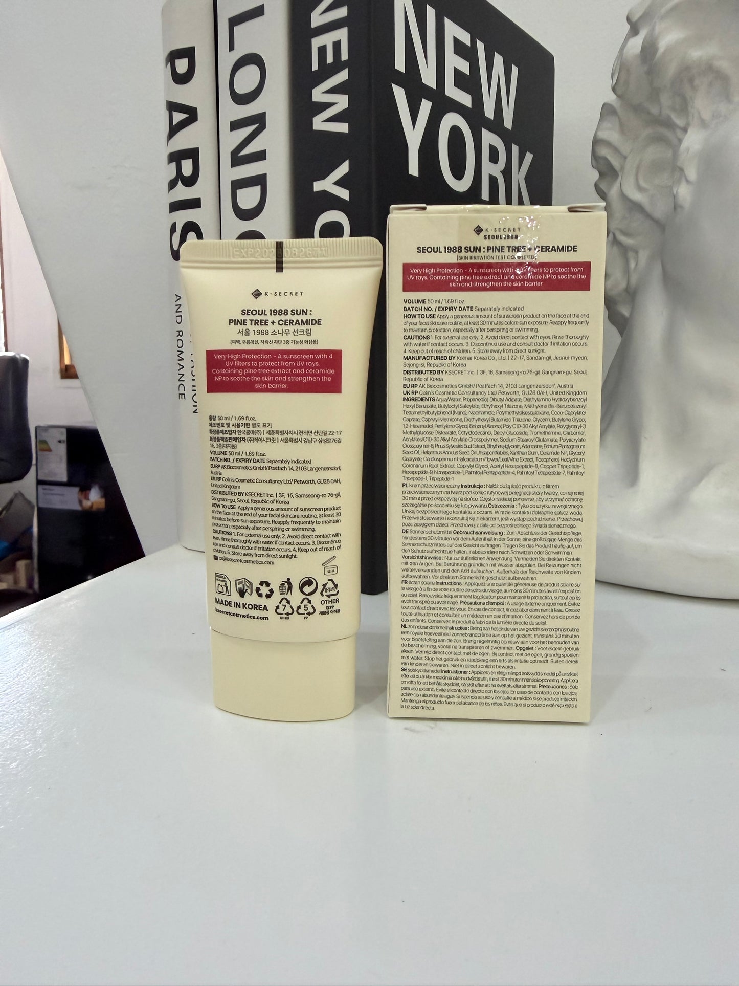 K-SECRET SEOUL 1988 SUN: Pine Tree + Ceramide (SPF 50+ PA++++)