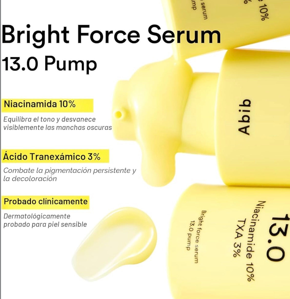 Abib Bright Force Serum 13.0 Pump-Niacinamida 10% TXA 3%