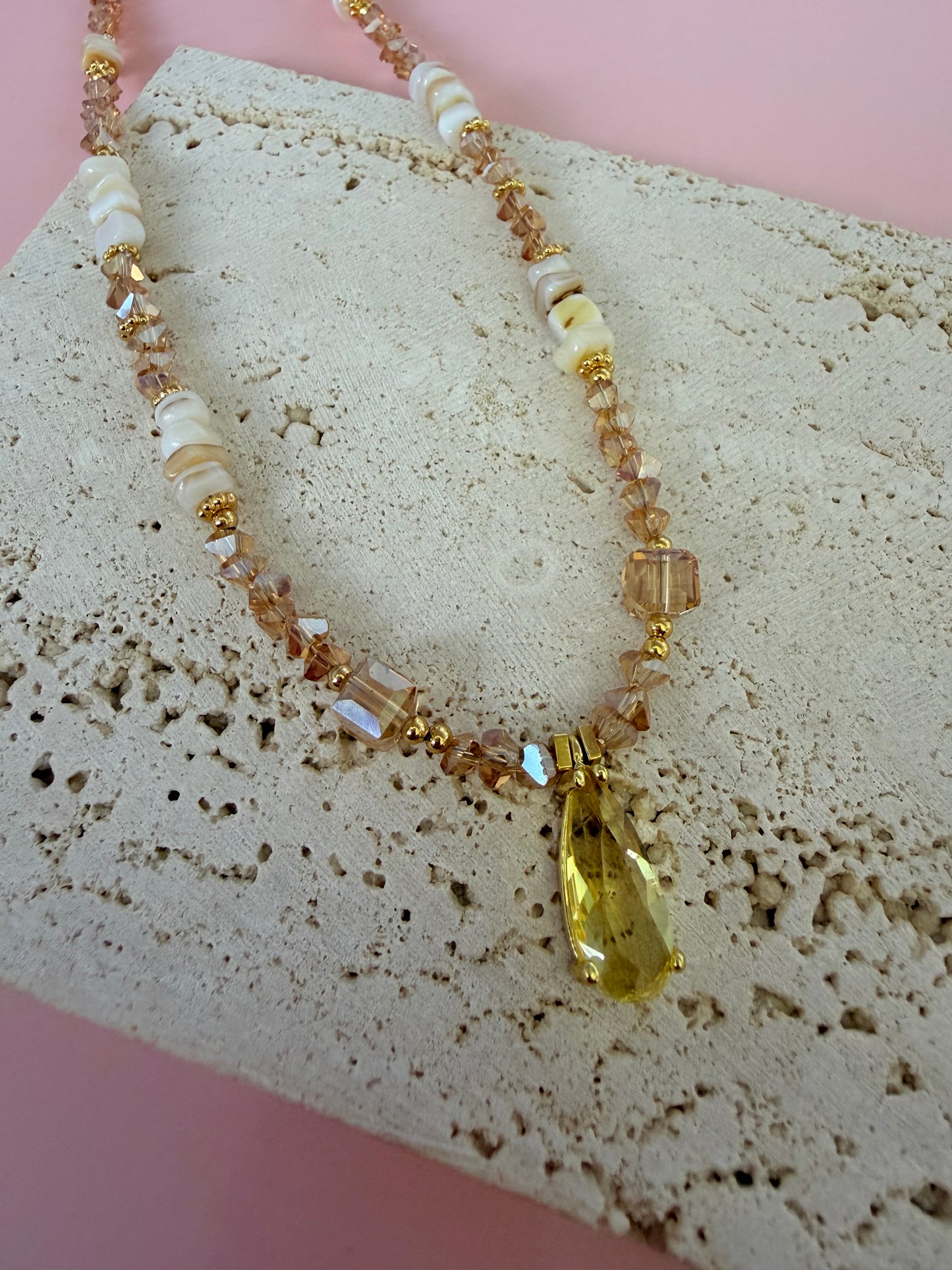Collar lujo gota