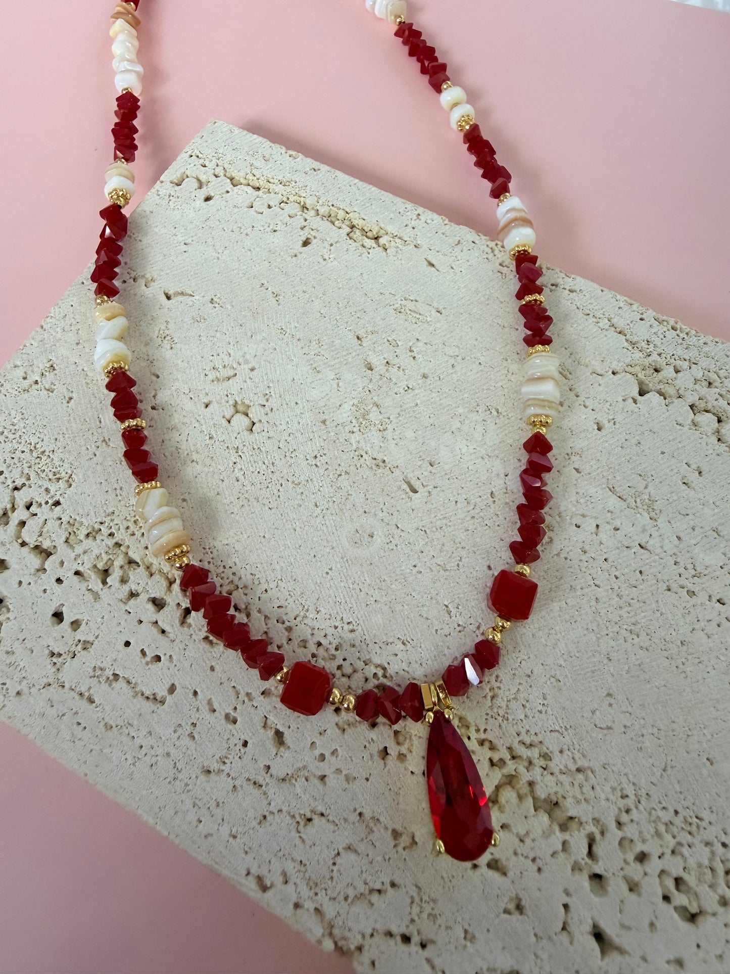 Collar lujo gota