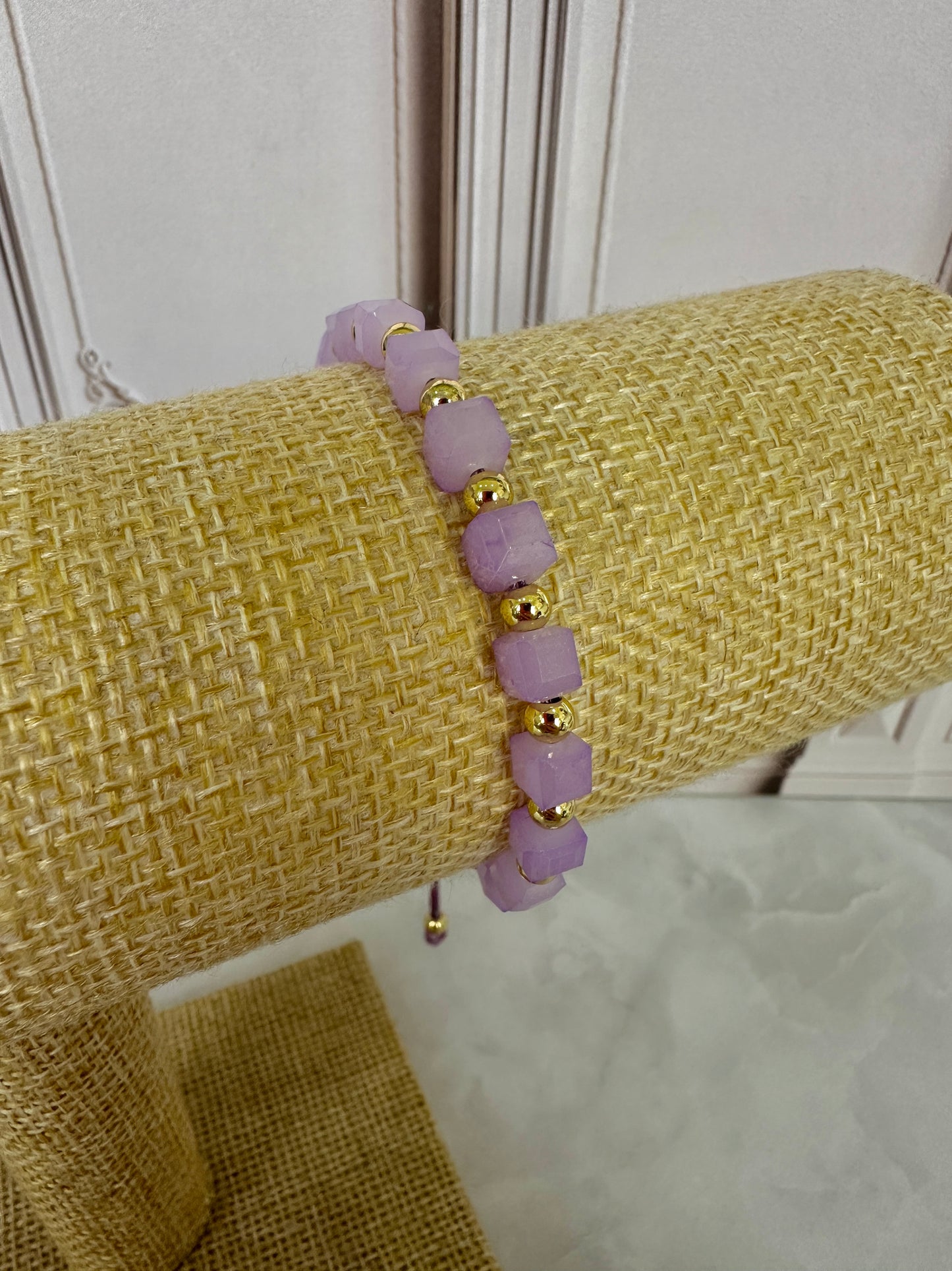 Pulseras piedras ajustables