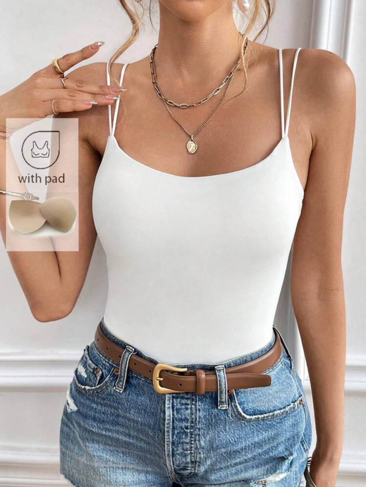 Blusa tirantes delgados