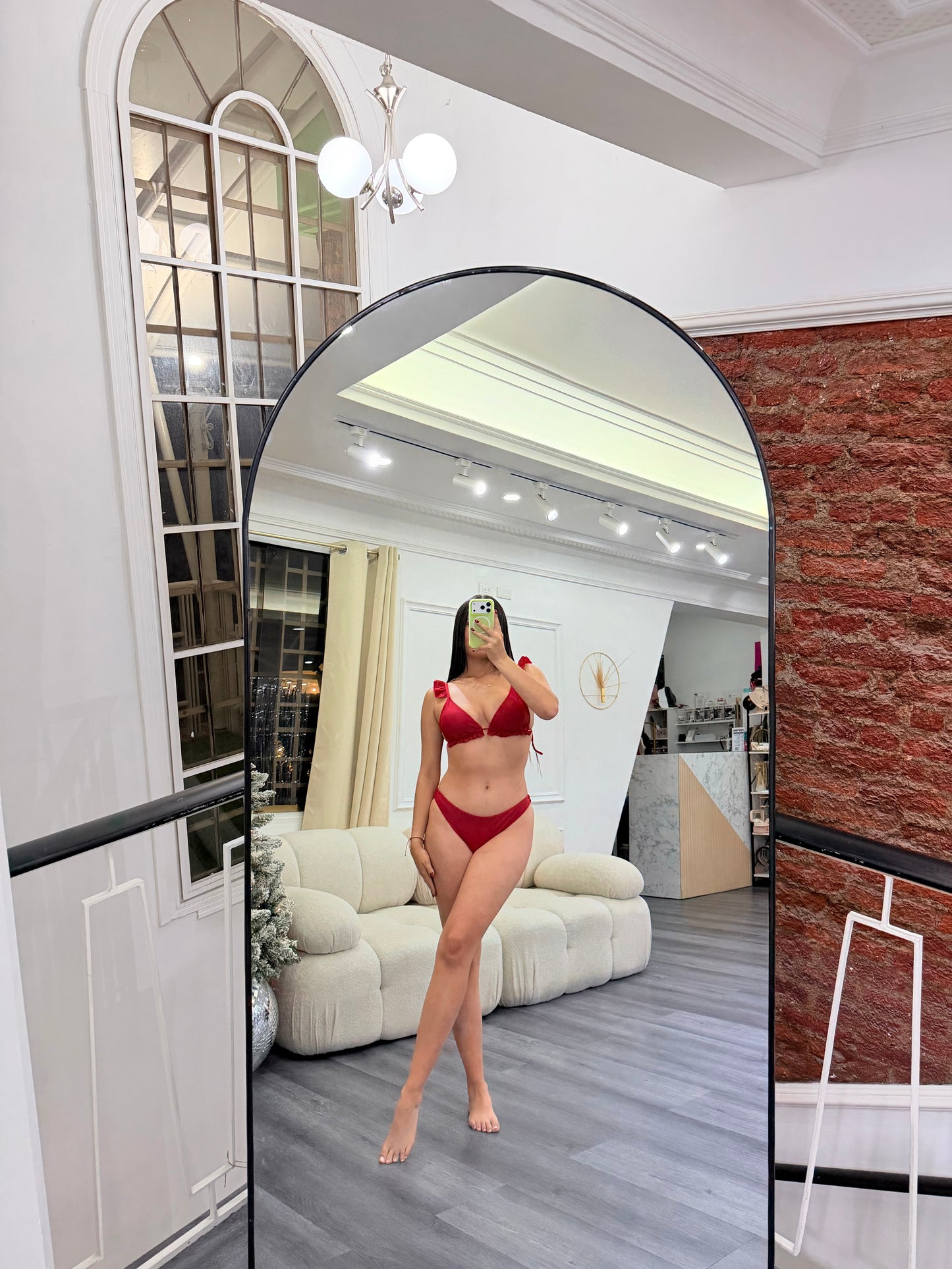Bikini con volante