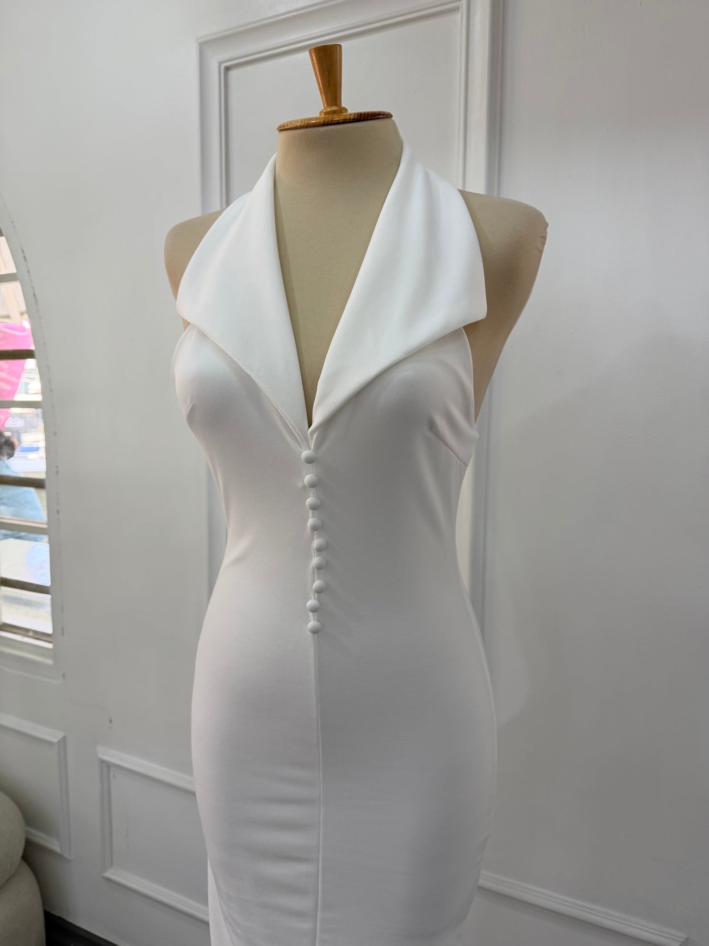 Maxi vestido blanco