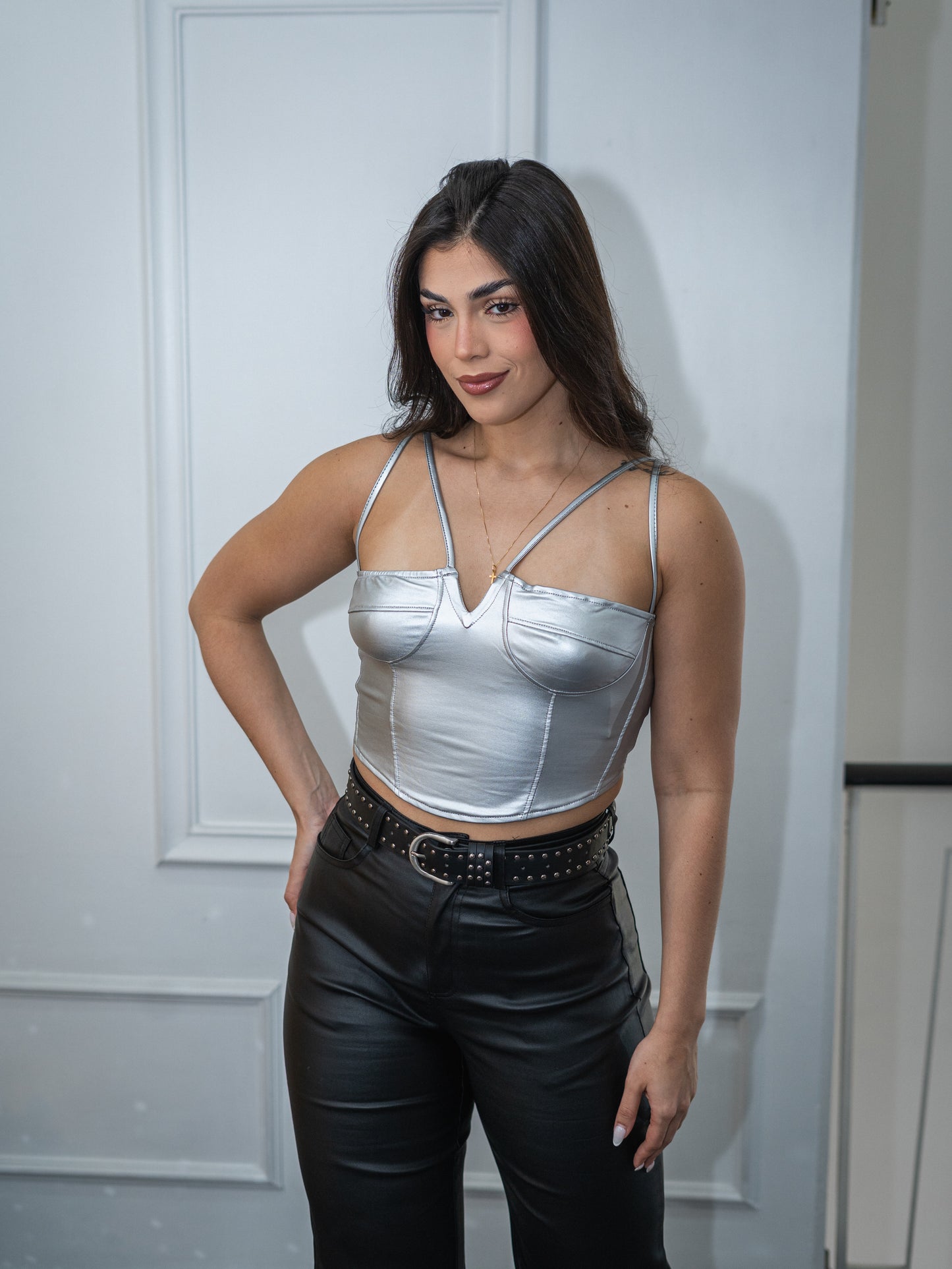 Bustier cuerina