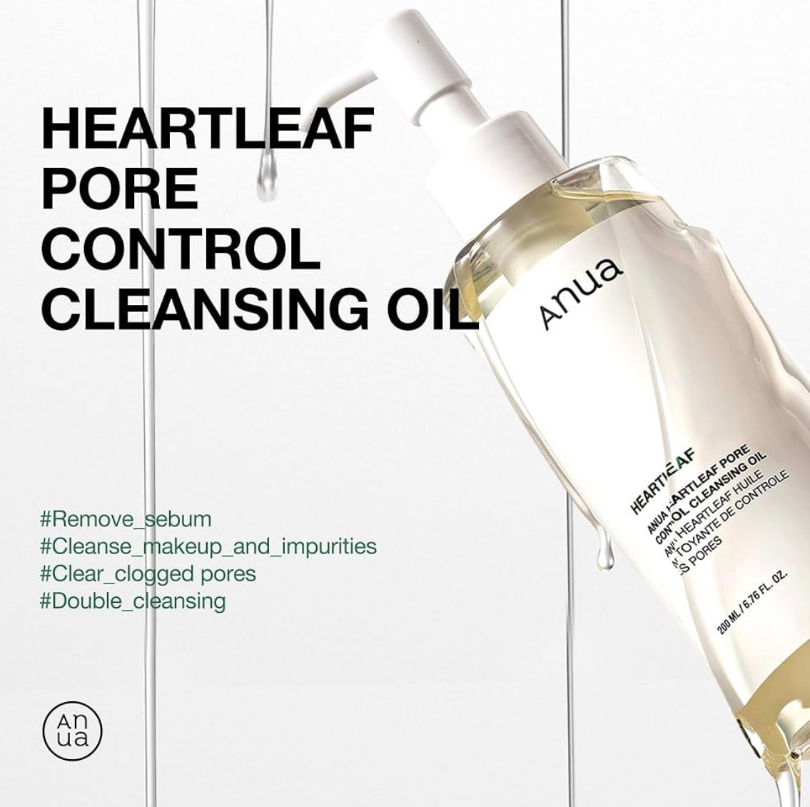 Anua Heartleaf Aceite limpiador para control de poros