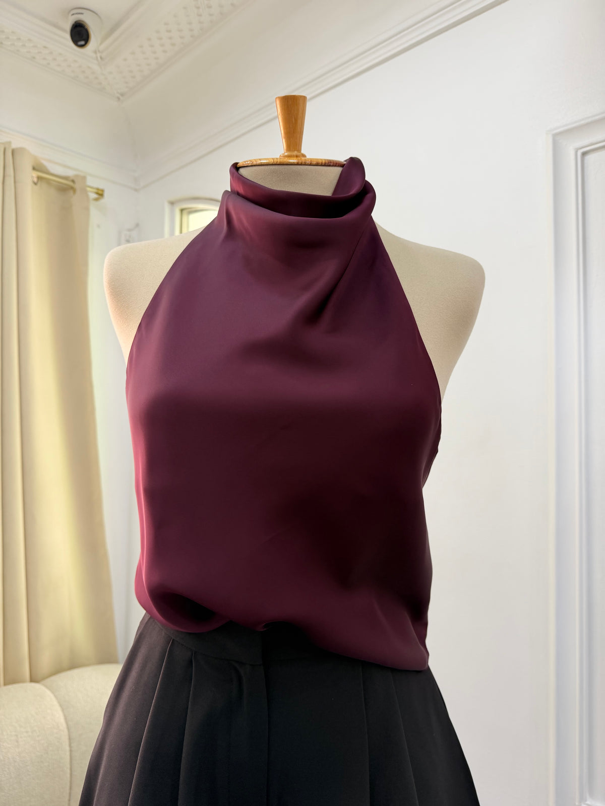 Blusa cuello bobo