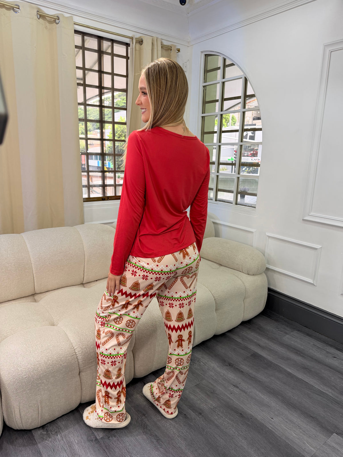 Pijama navideña galleta de jengibre