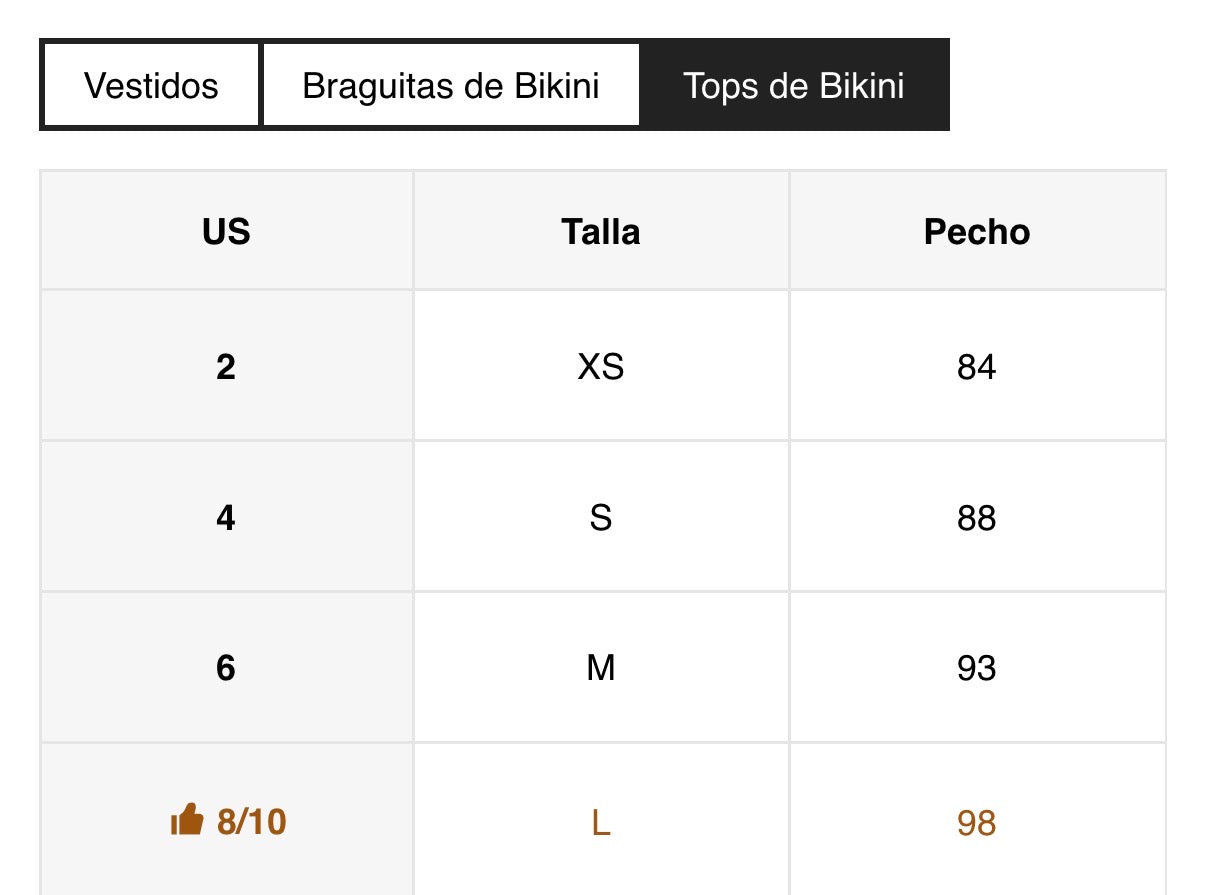 Bikini café con vestido