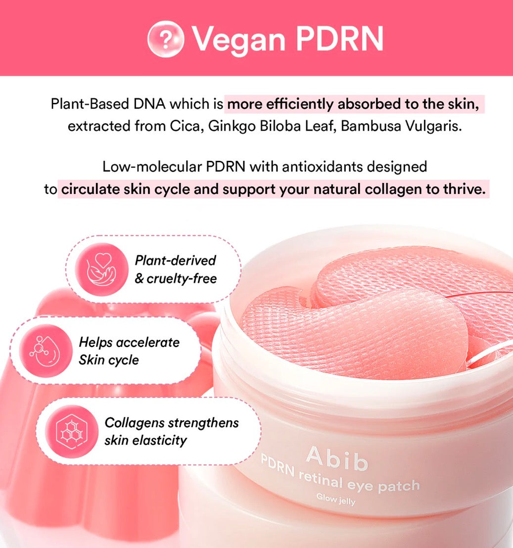 Abib PDRN Retinal Eye Patch (Glow Jelly)
