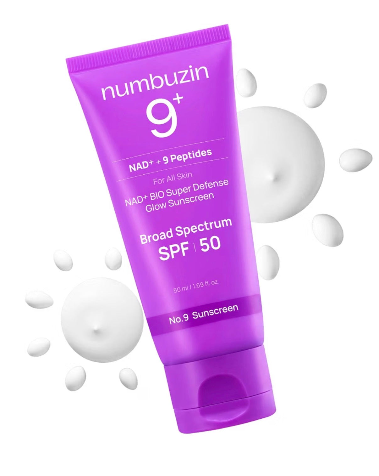 Numbuzin 9+ NAD+ Peptides Dewy Sun Essence (SPF 50+ PA++++)