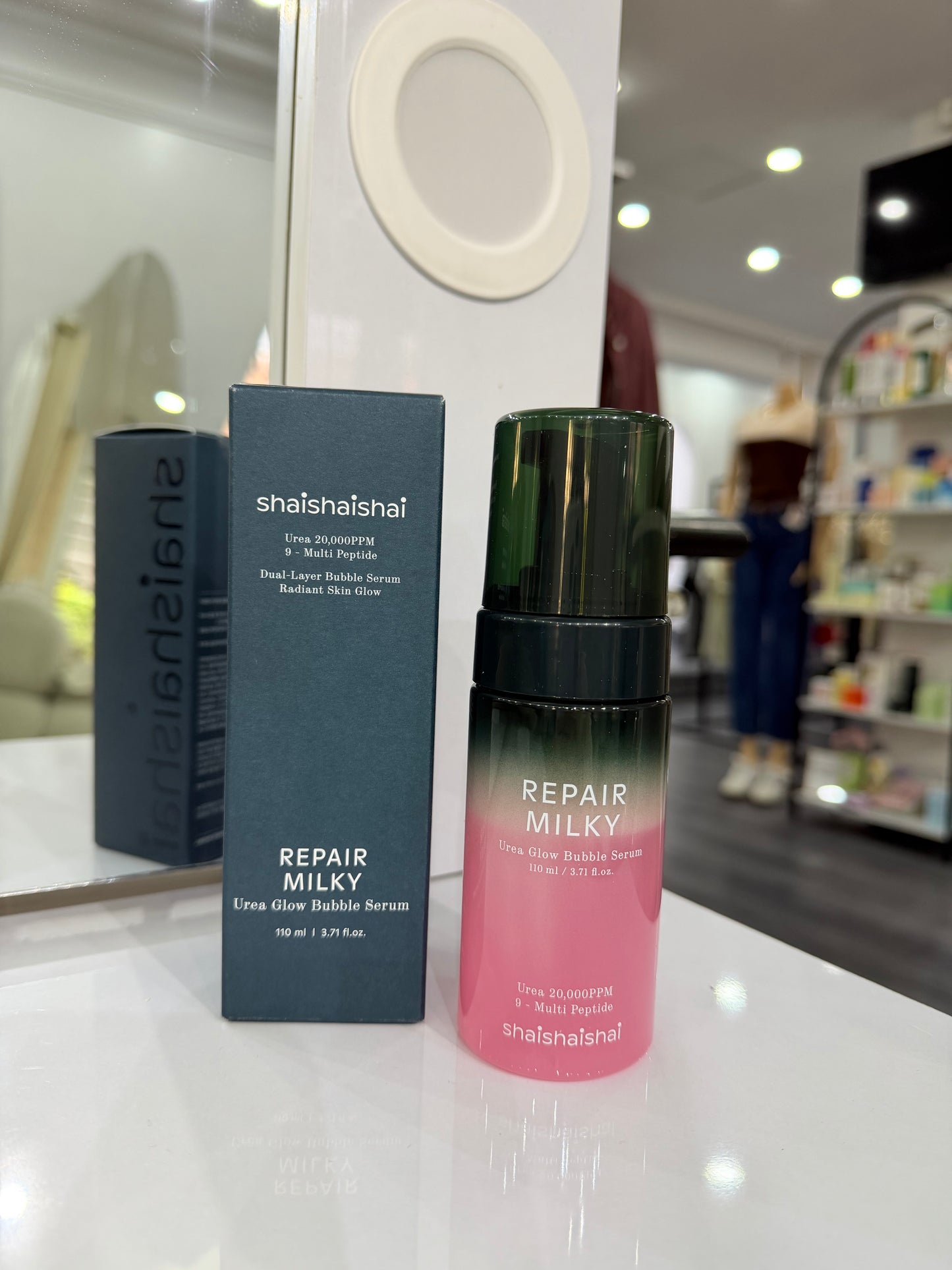 Shaishaishai Repair Milky Urea Glow Bubble Serum