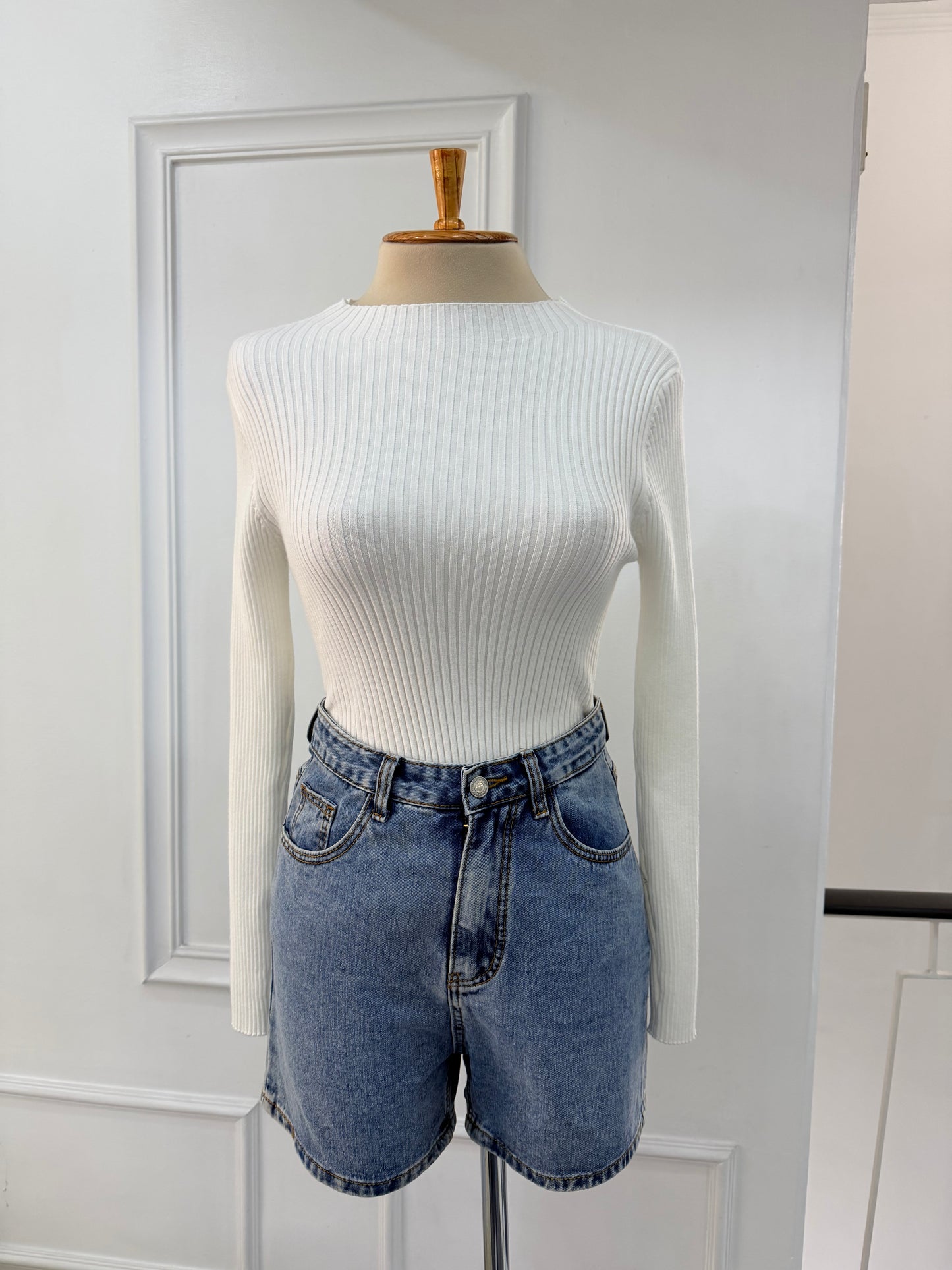 Short Denim prelavado