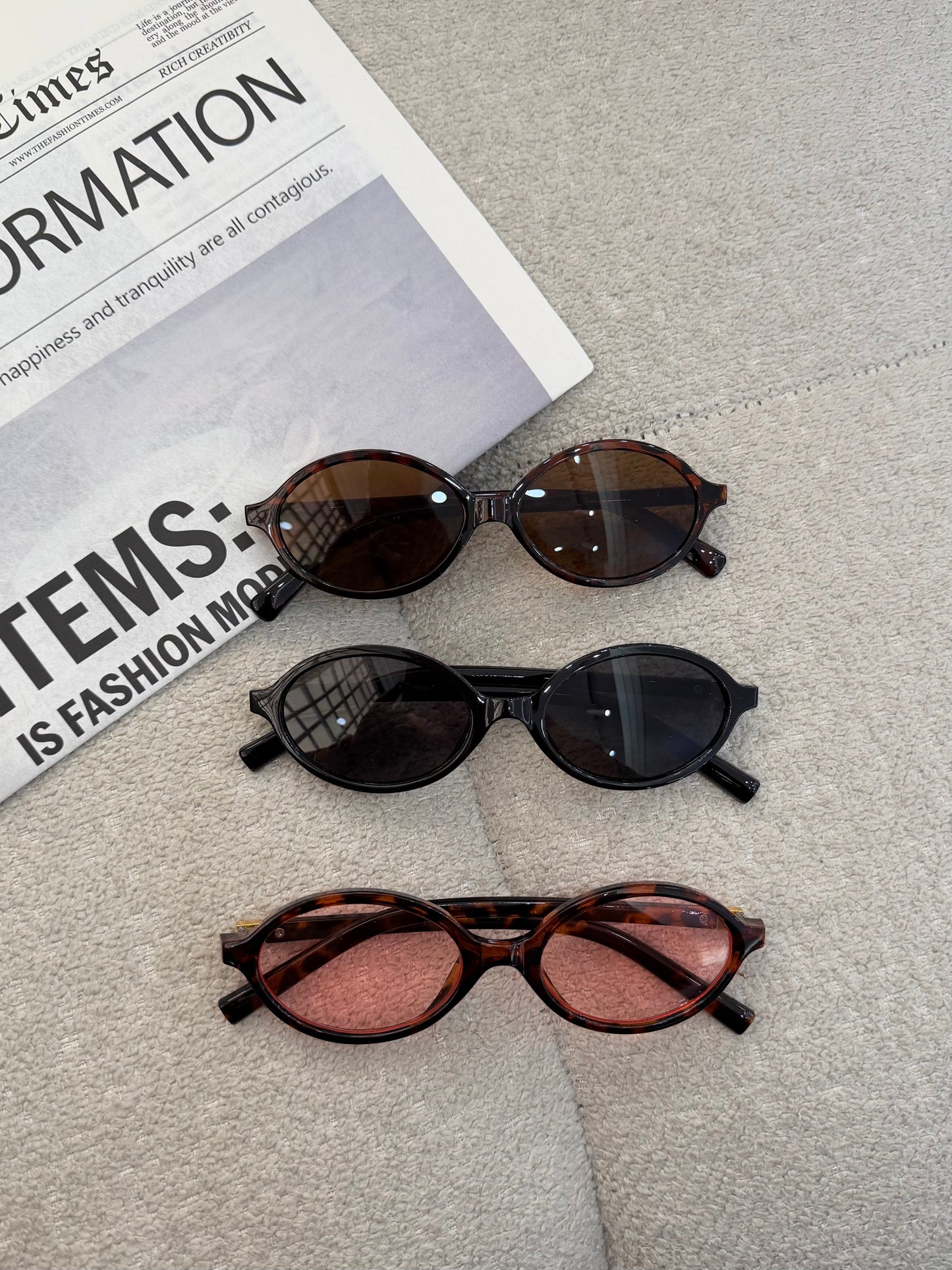 Lentes ovalados variados