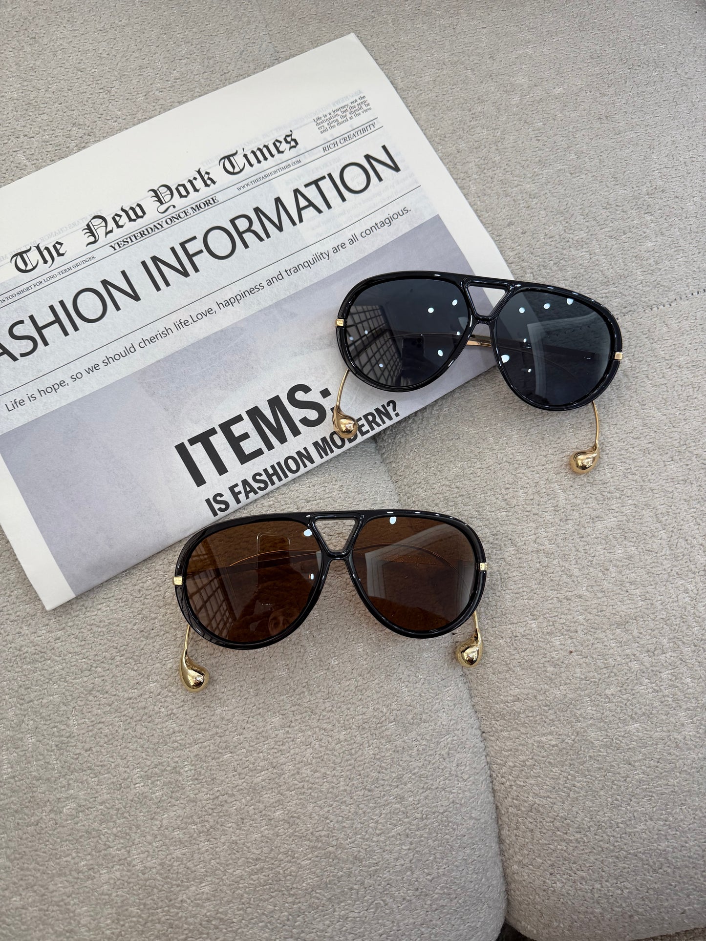 Lentes inspiración bottega veneta