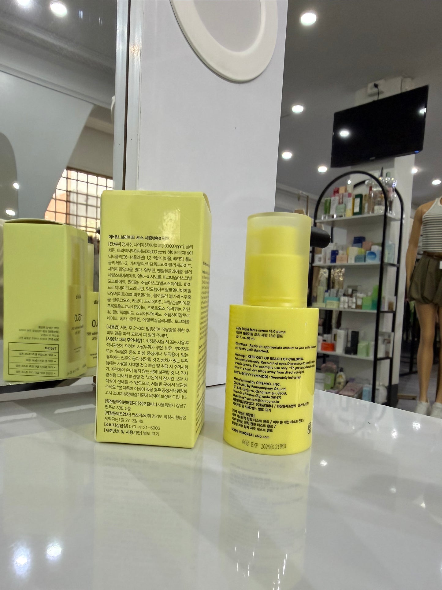Abib Bright Force Serum 13.0 Pump-Niacinamida 10% TXA 3%