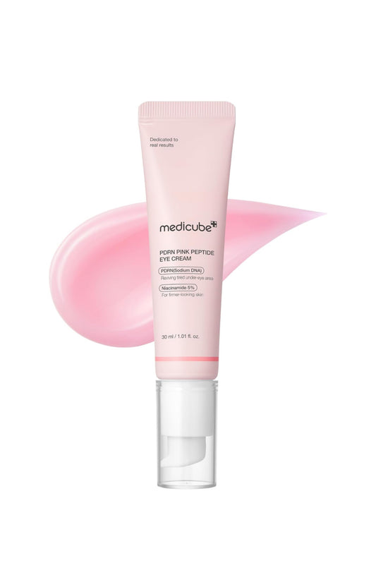 Medicube PDRN - Suero de ojos con péptido rosa con niacinamida y retinol
