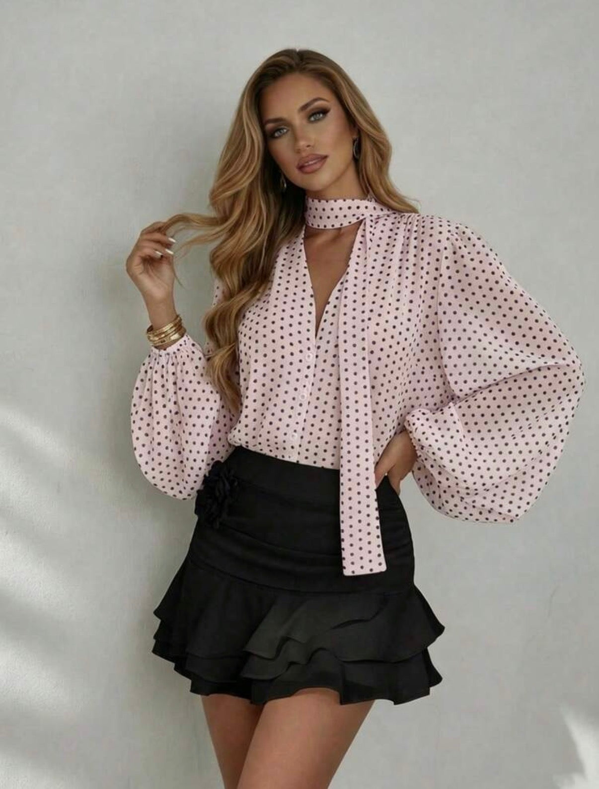 Camisa polka dots