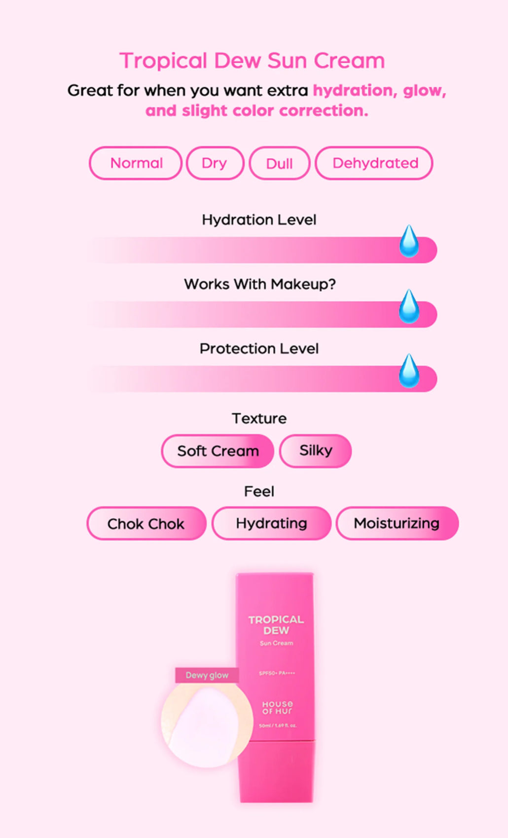 House of hur Tropical Dew Sun Cream