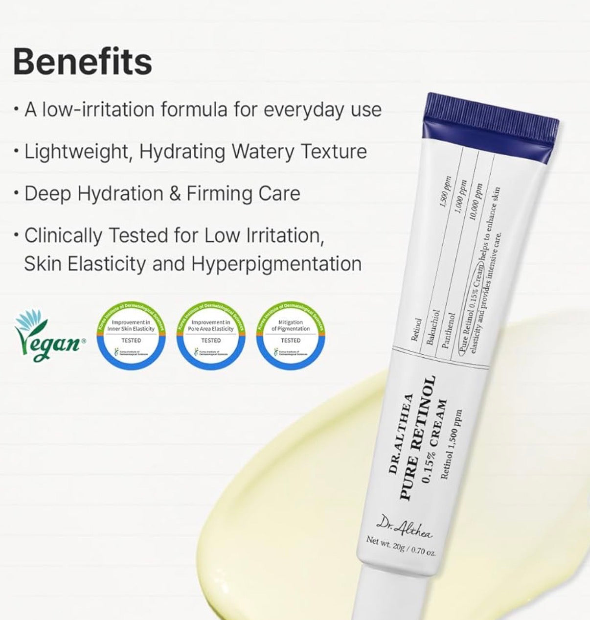 Dr.Althea Retinol puro 0.15% Crema