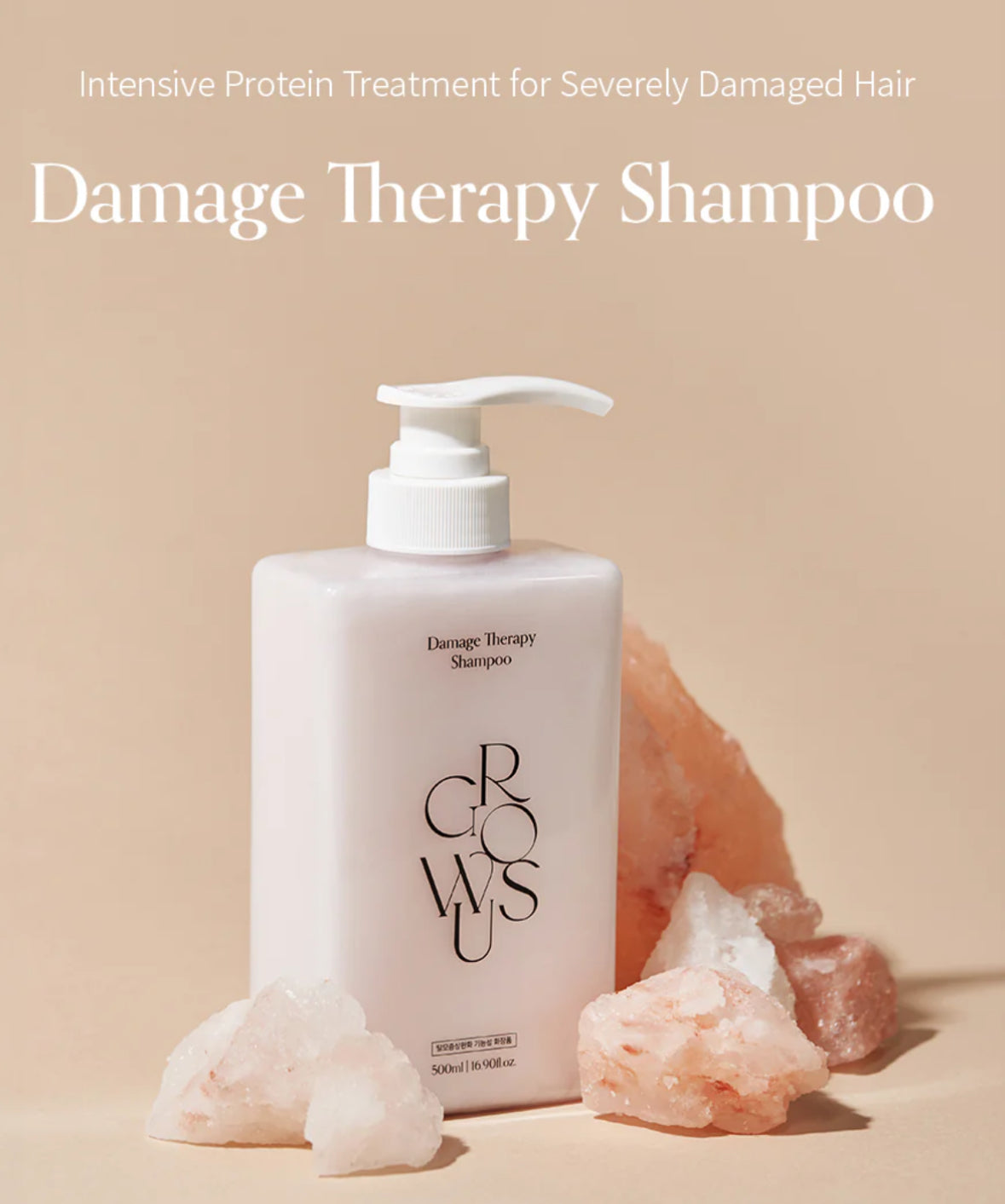 Growus Damage Therapy Shampoo (500ml / 16.91 fl.oz.)