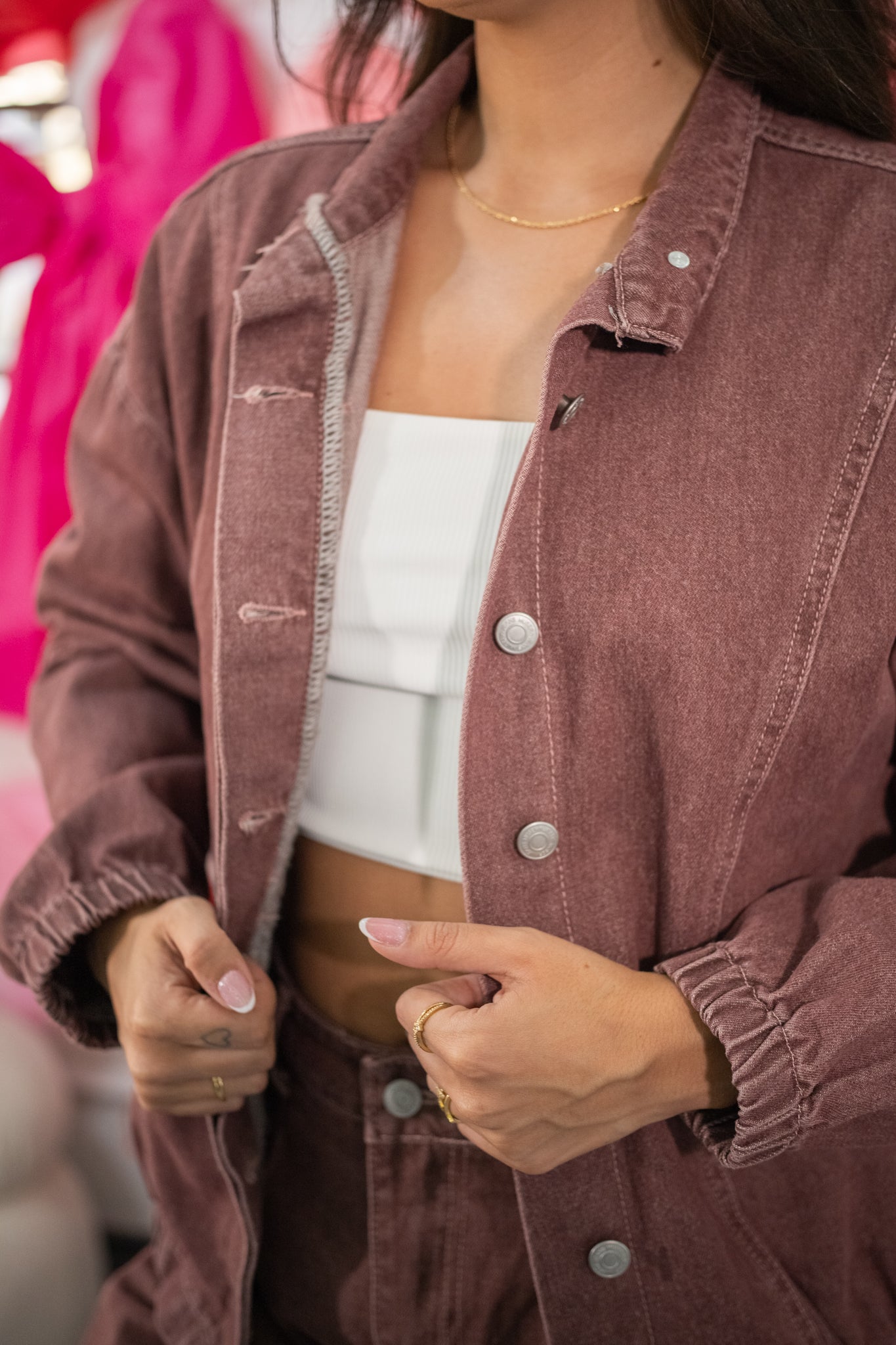 Conjunto Denim oversize