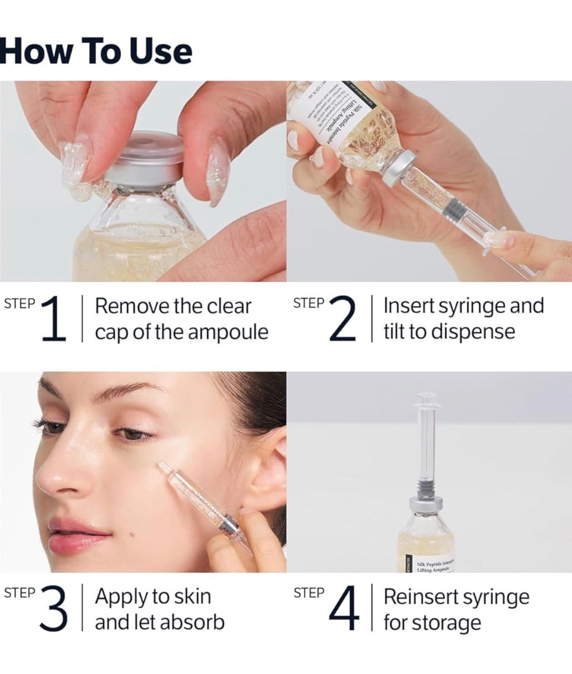 SUNGBOON EDITOR Silk Peptide - Ampolla de elevación intensiva