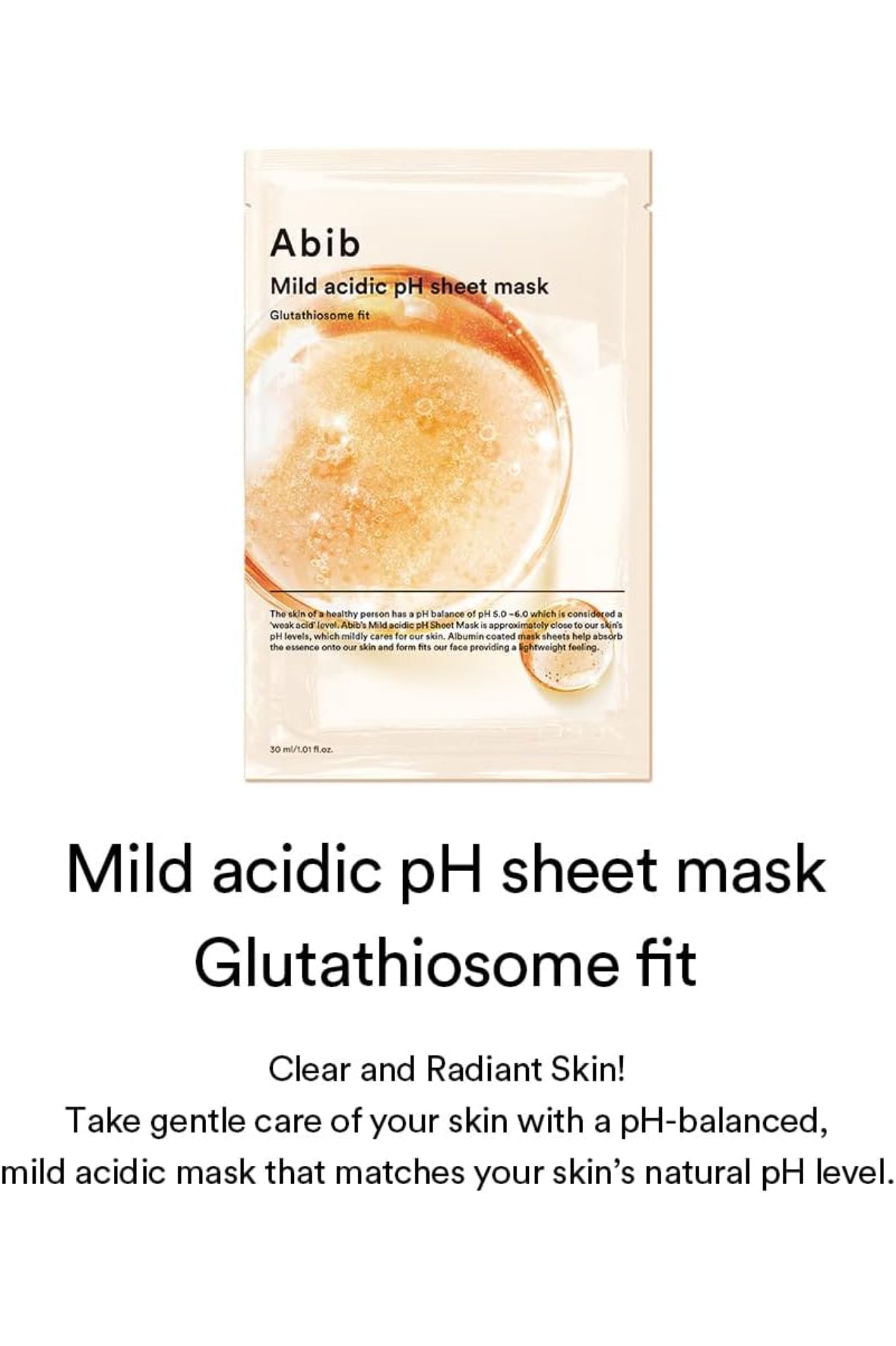 Abib mascarilla facial con glutatiosoma