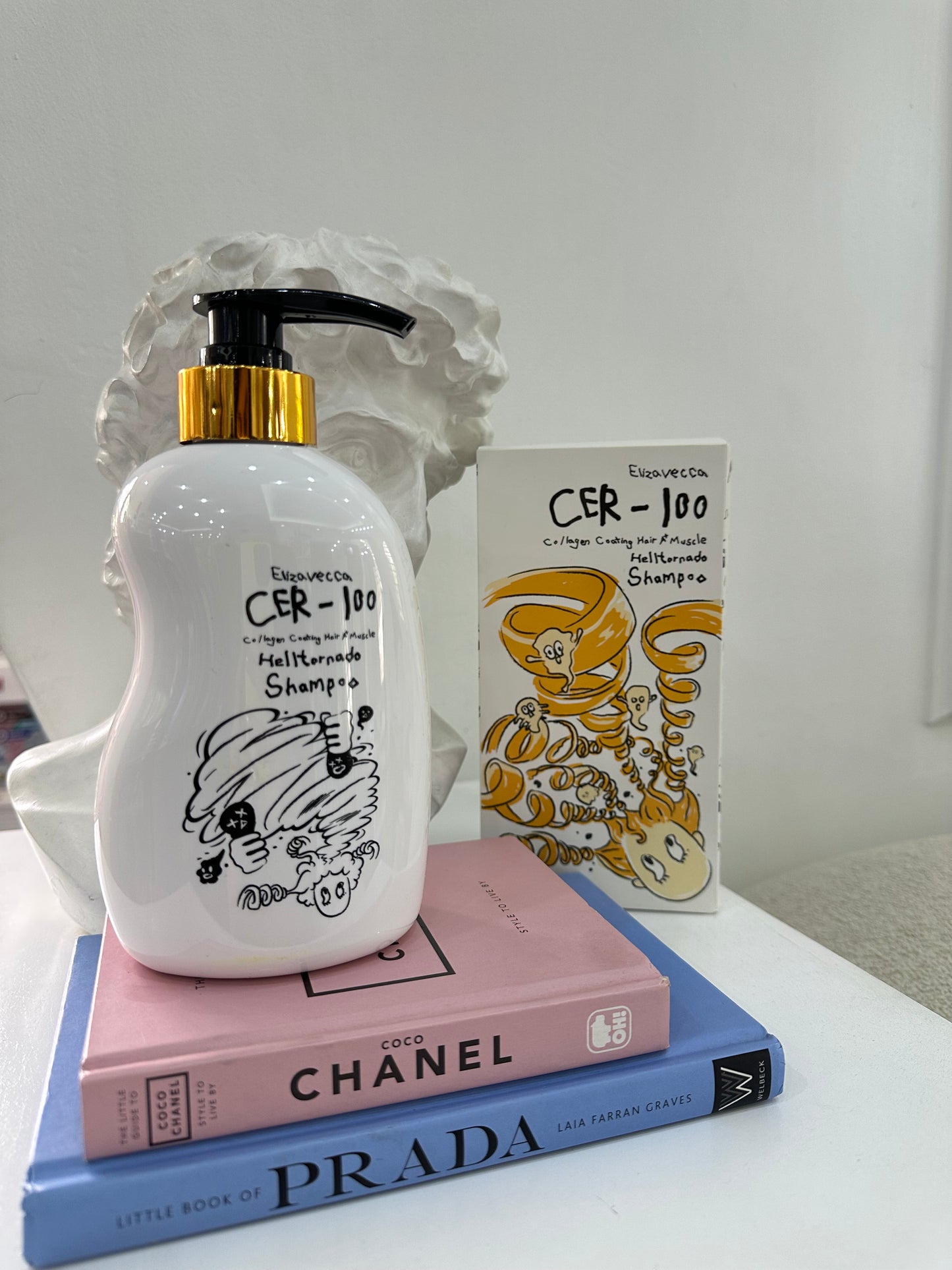 Elizavecca CER-100 Recubrimiento de colágeno para cabello A+ Muscle Hell-Tornado Shampoo