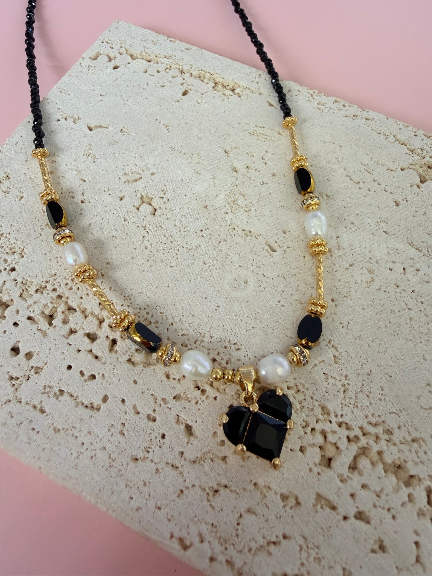 Collar lujo corazón