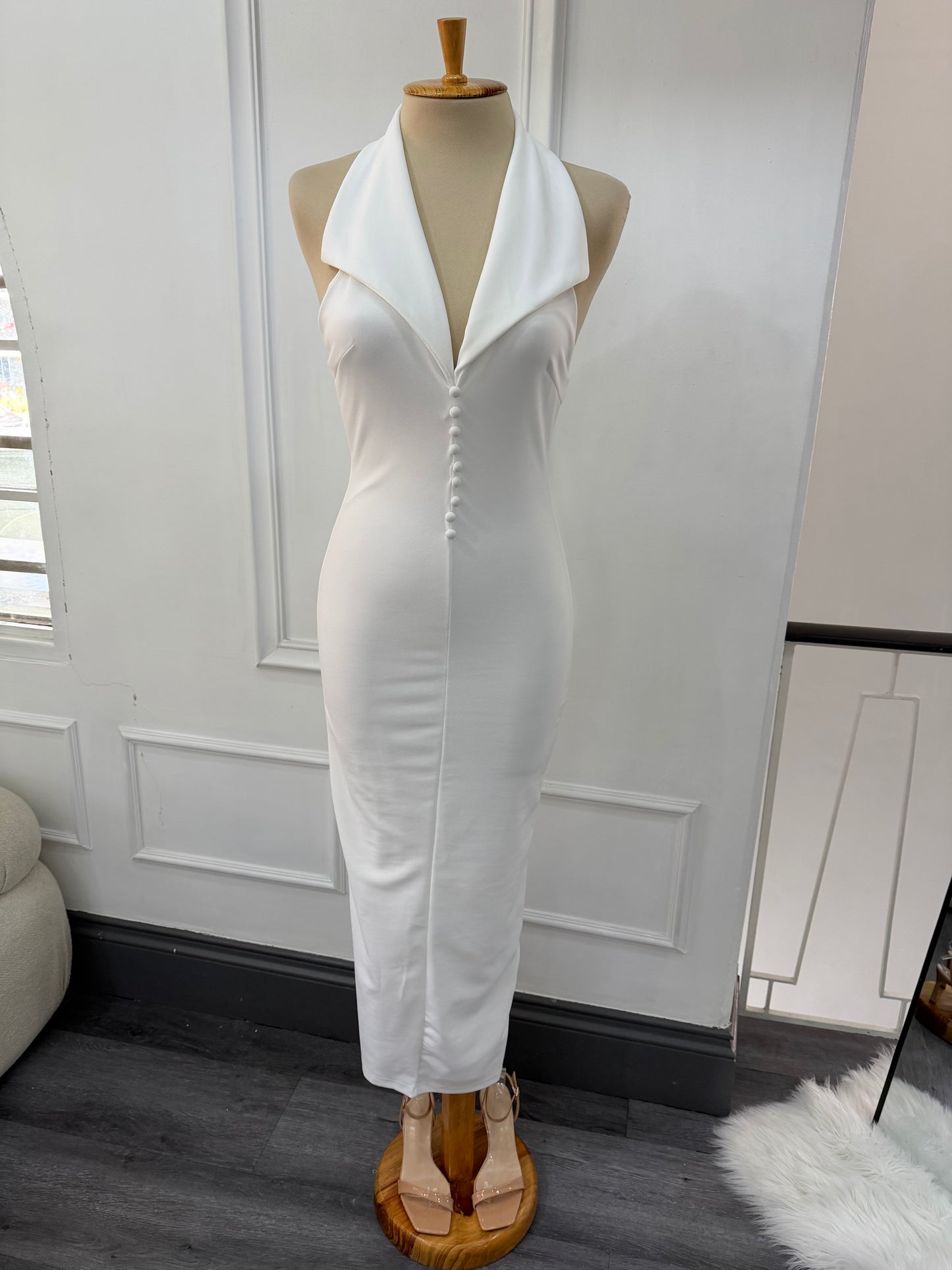 Maxi vestido blanco