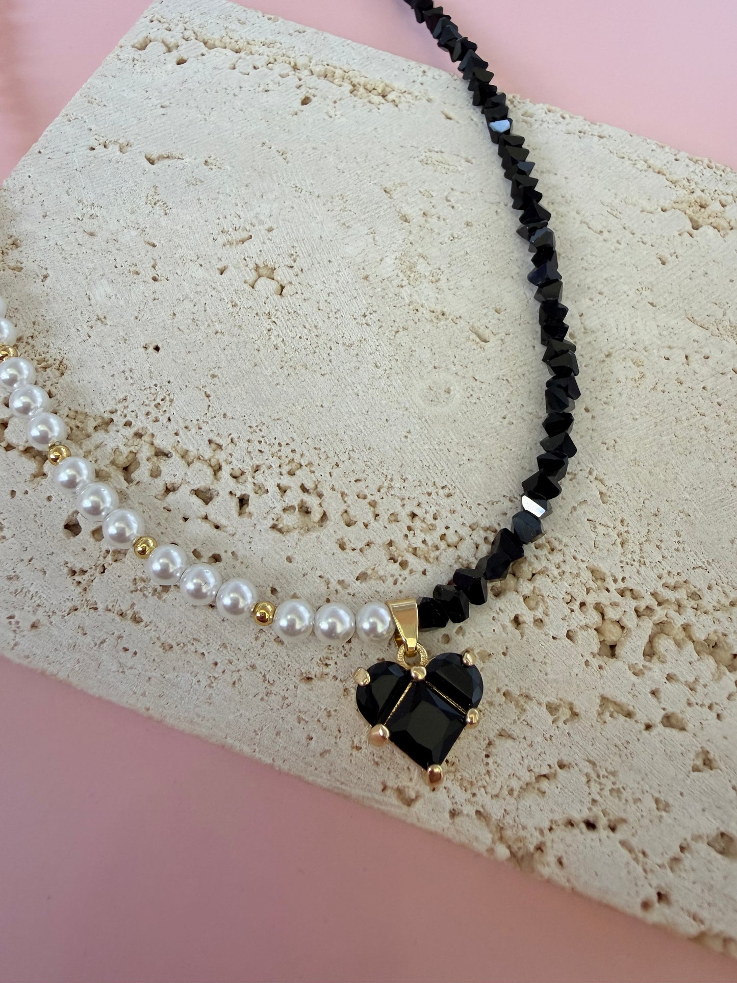 Collar lujo corazón