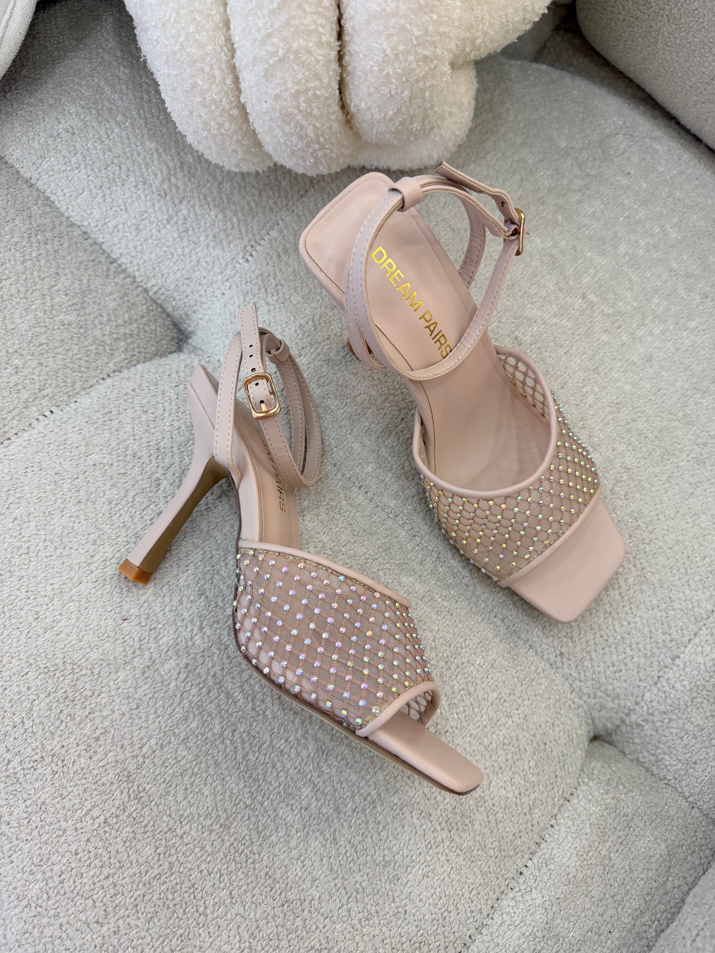 Sandalias brillantes