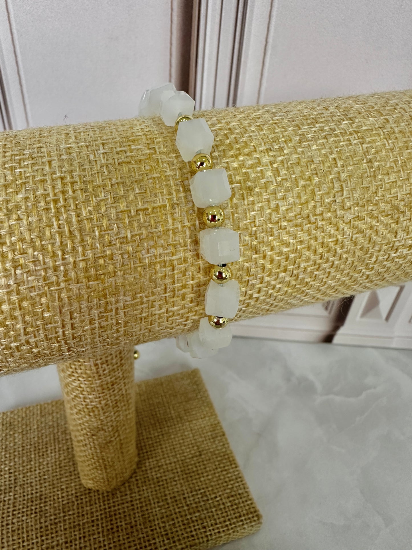 Pulseras piedras ajustables