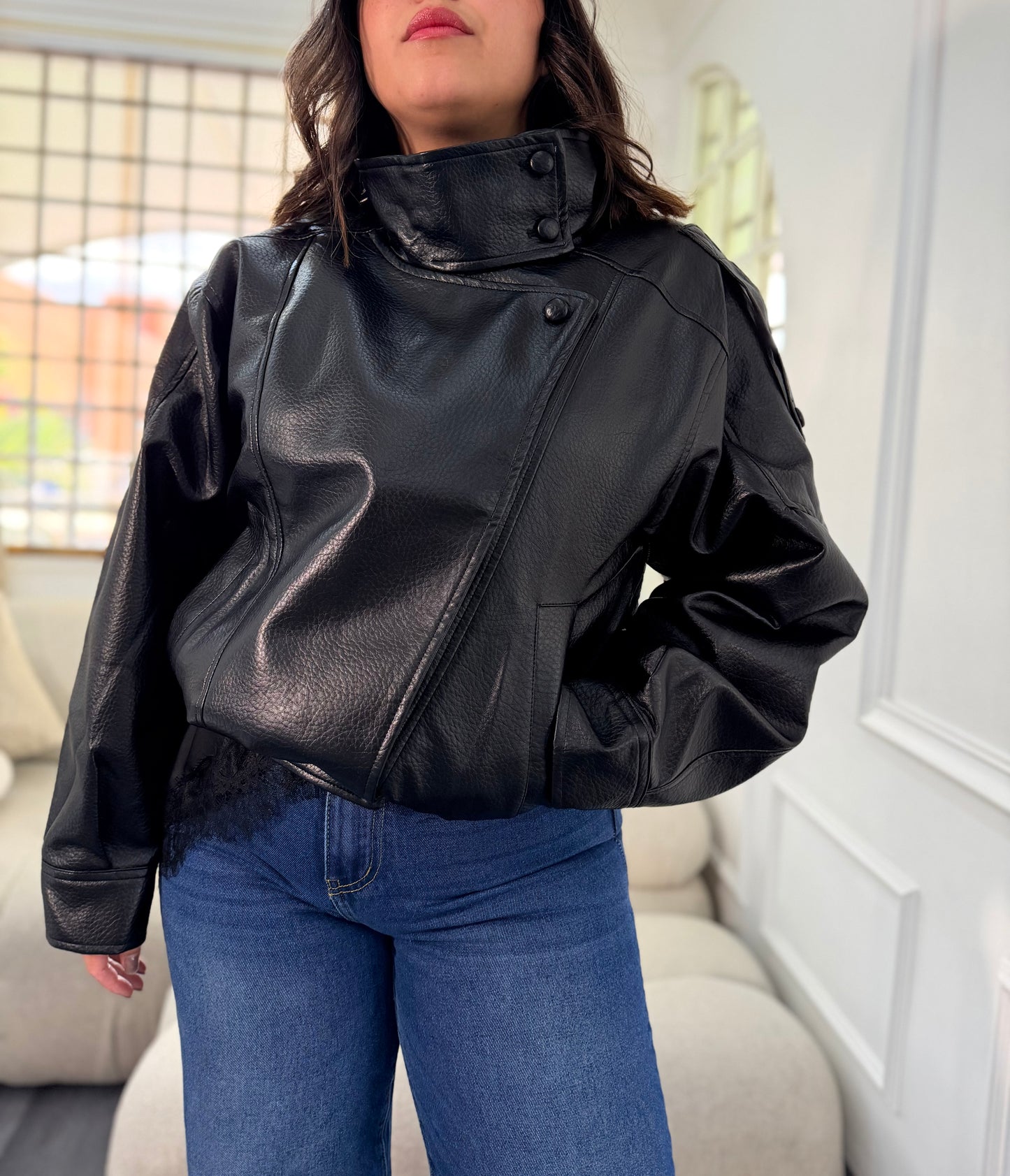 Leather jacket
