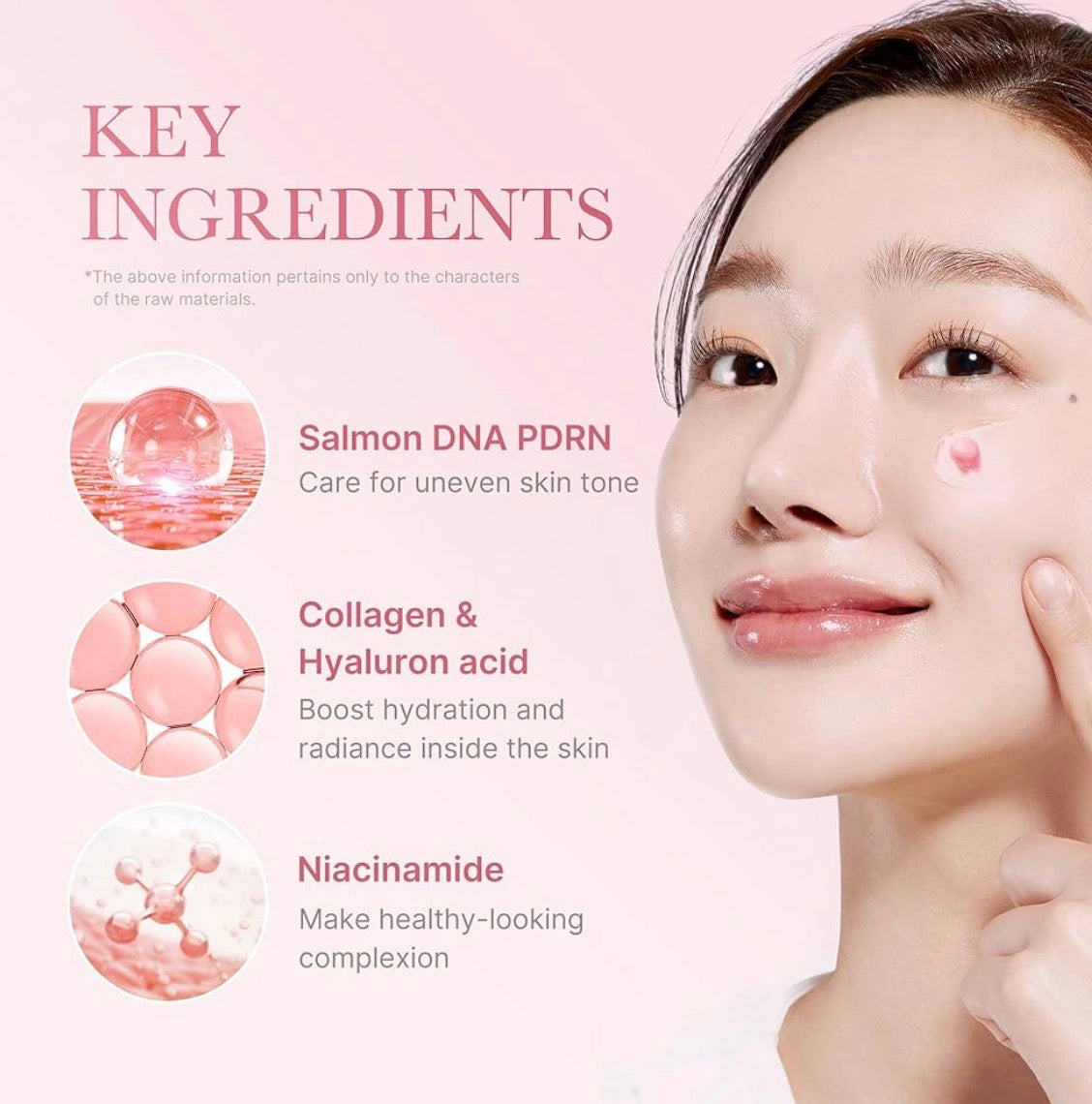 Medicube Salmon DNA PDRN Crema de cápsula de colágeno rosa e hidratante facial