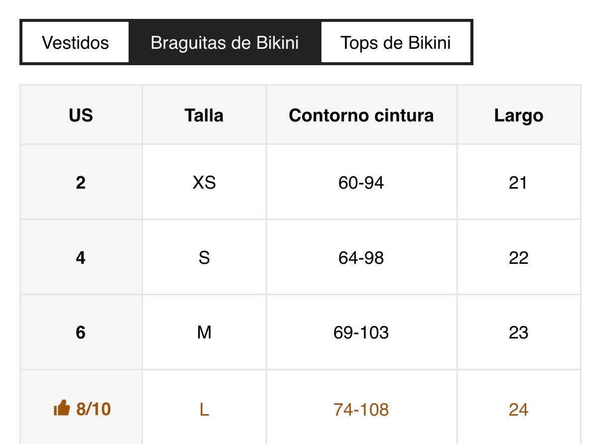 Bikini café con vestido