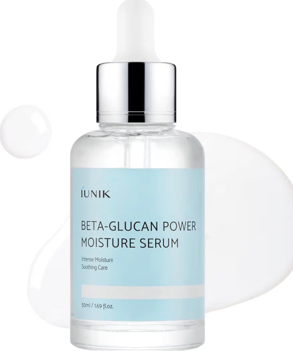 IUNIK Beta Glucan Power Suero Vegano de Humedad Profunda