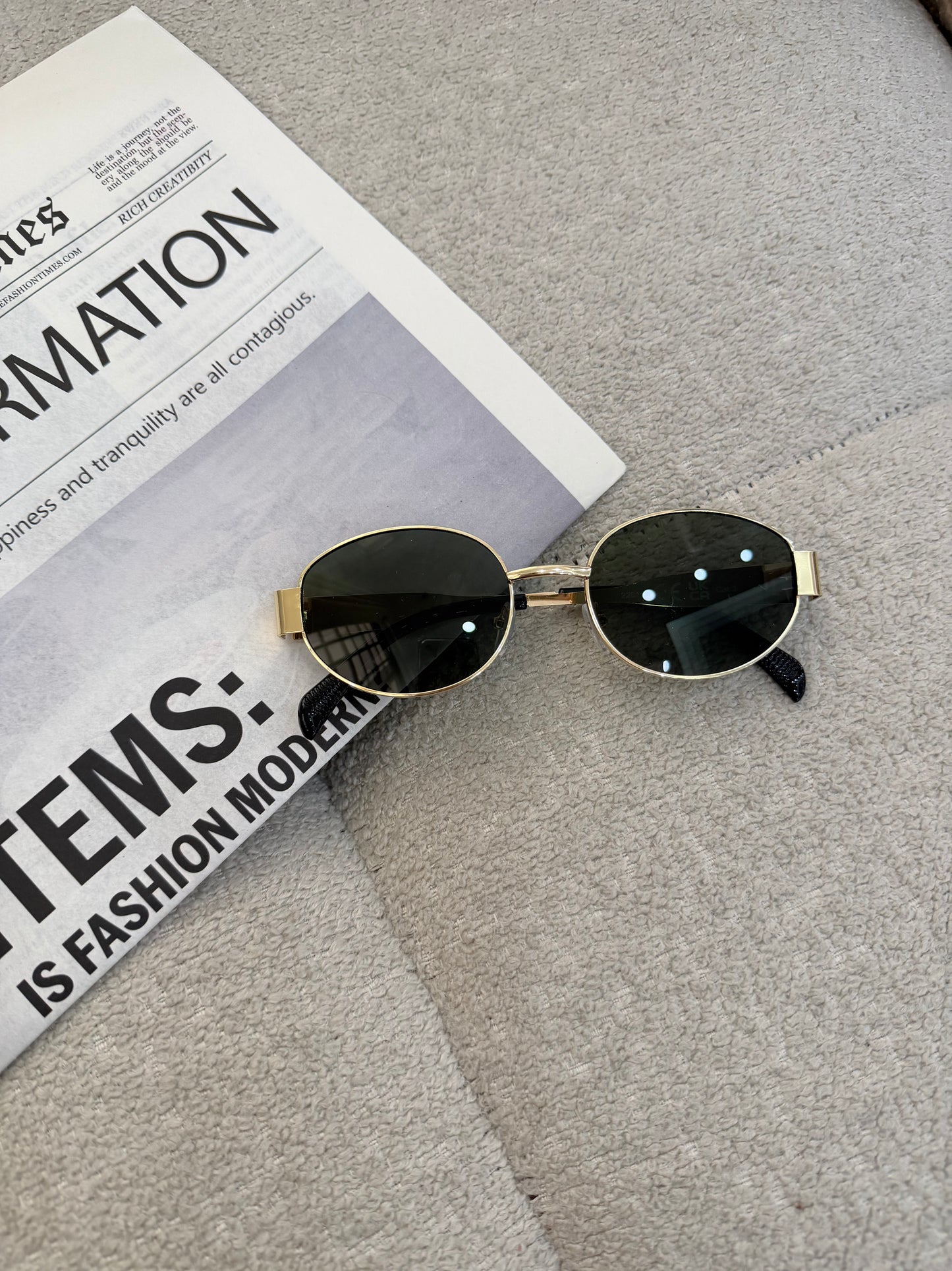 Lentes ovalados vintage