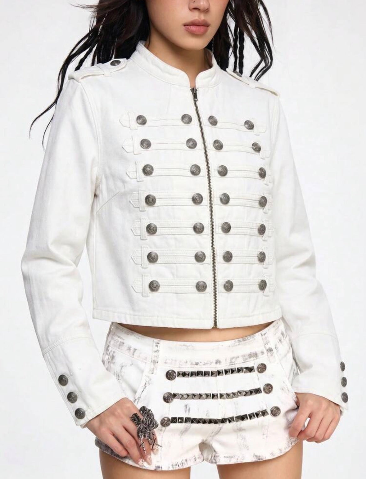 Jacket Napoleón blanca