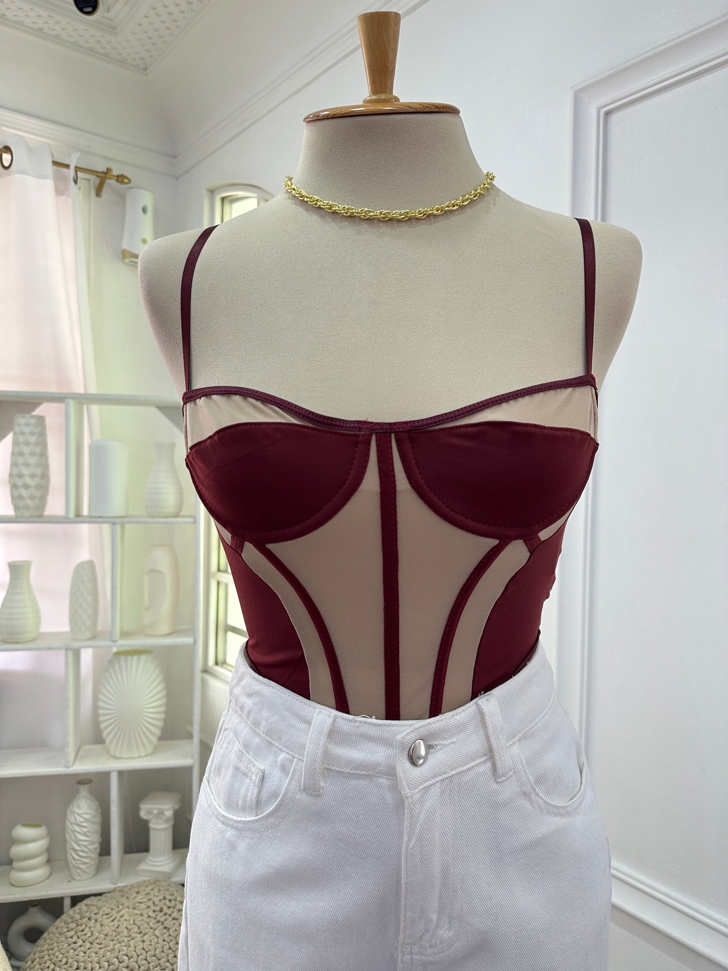 Corset asimétrico